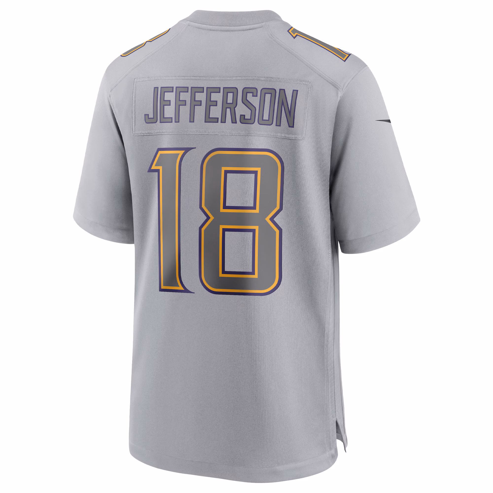 Justin Jefferson Minnesota Vikings Atmosphere Fashion Game Jersey - Gray