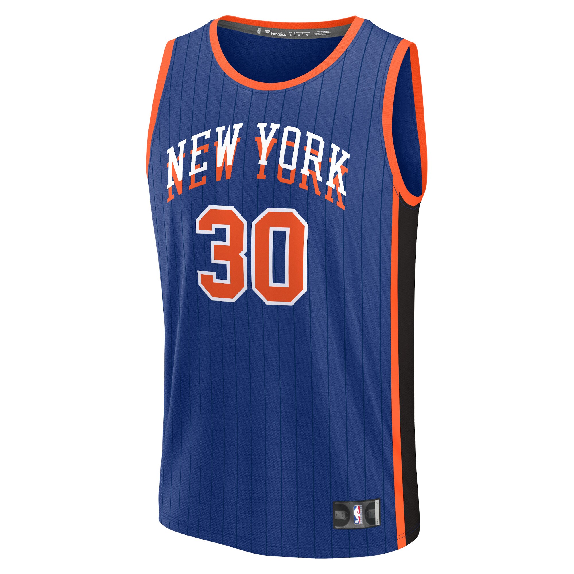 Youth New York Knicks Julius Randle  Blue 2023/24 Fast Break Jersey - City Edition