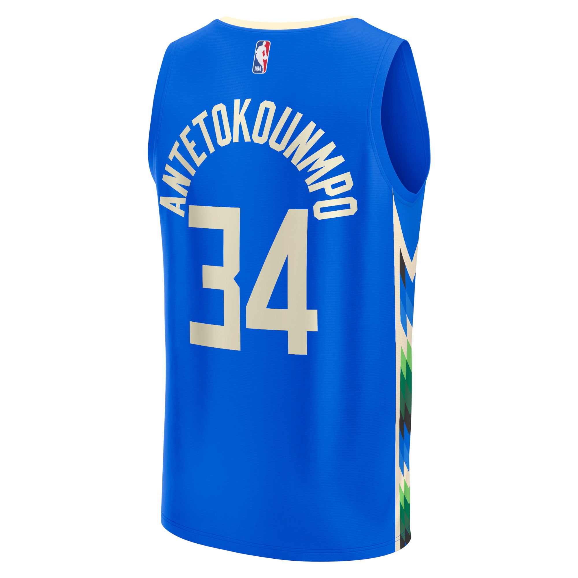 Giannis Antetokounmpo Milwaukee Bucks  2022/23 Fastbreak Jersey - City Edition - Royal