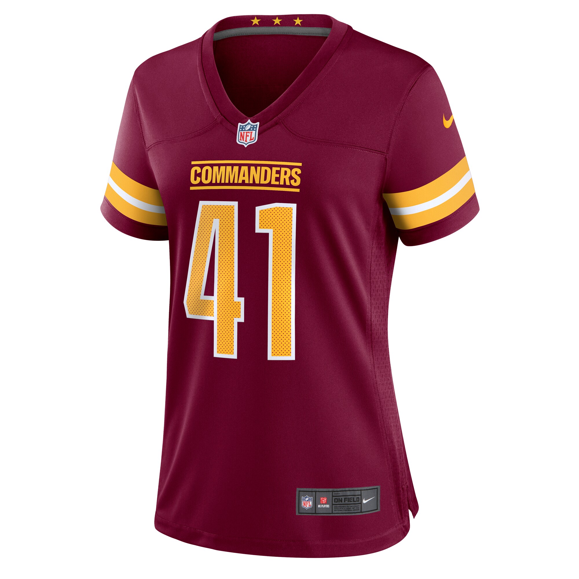 D.J. Stirgus Washington Commanders  Women's Team Game Jersey - Burgundy