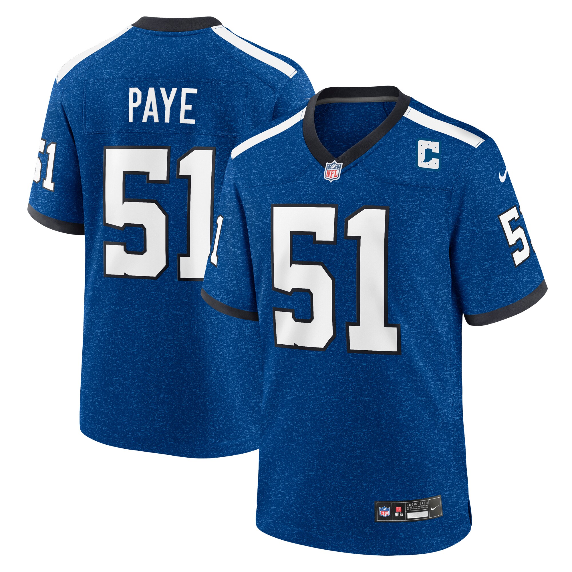 Kwity Paye Indianapolis Colts Game Jersey - Royal