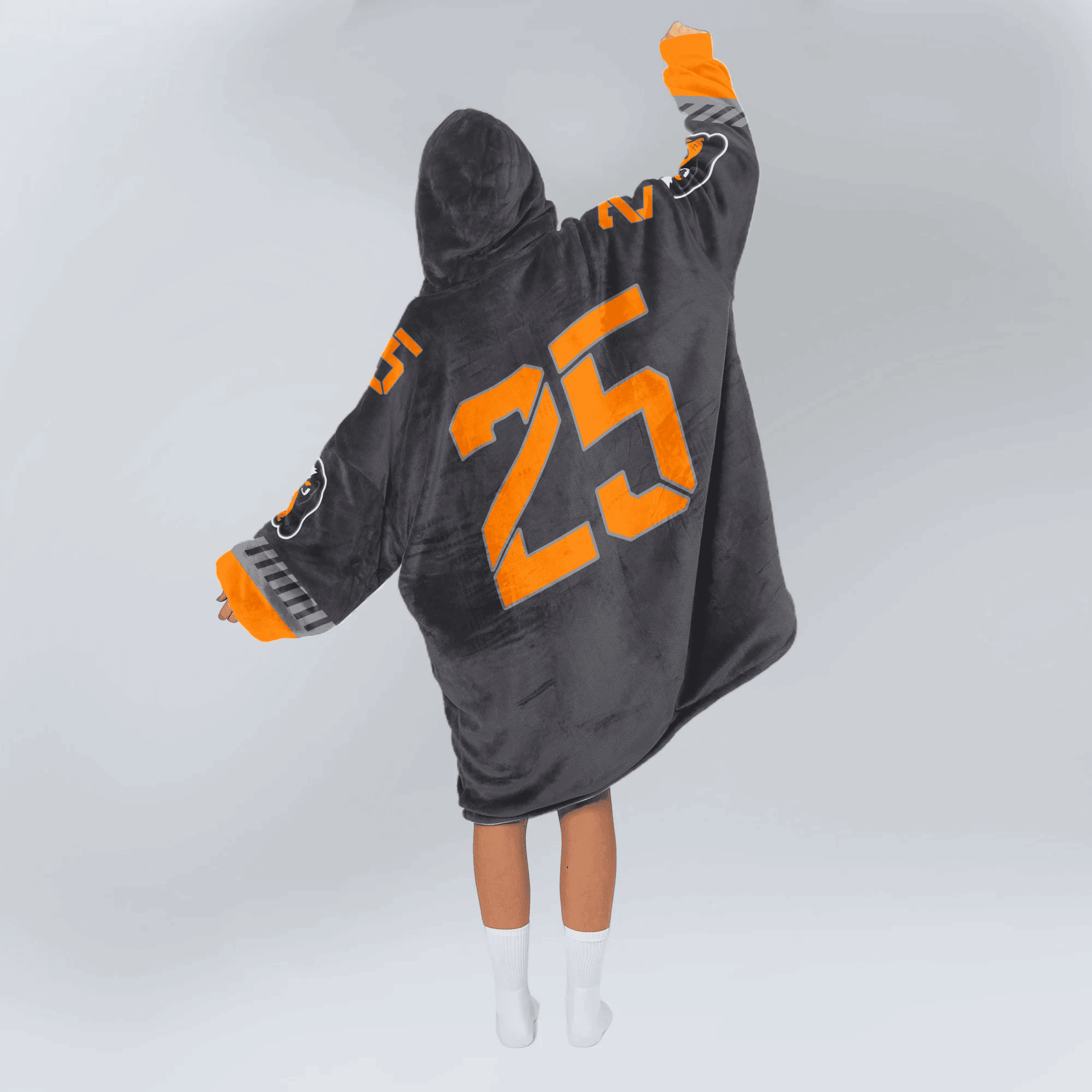 Adult 25 Tennessee Football Unisex Blanket Hoodie