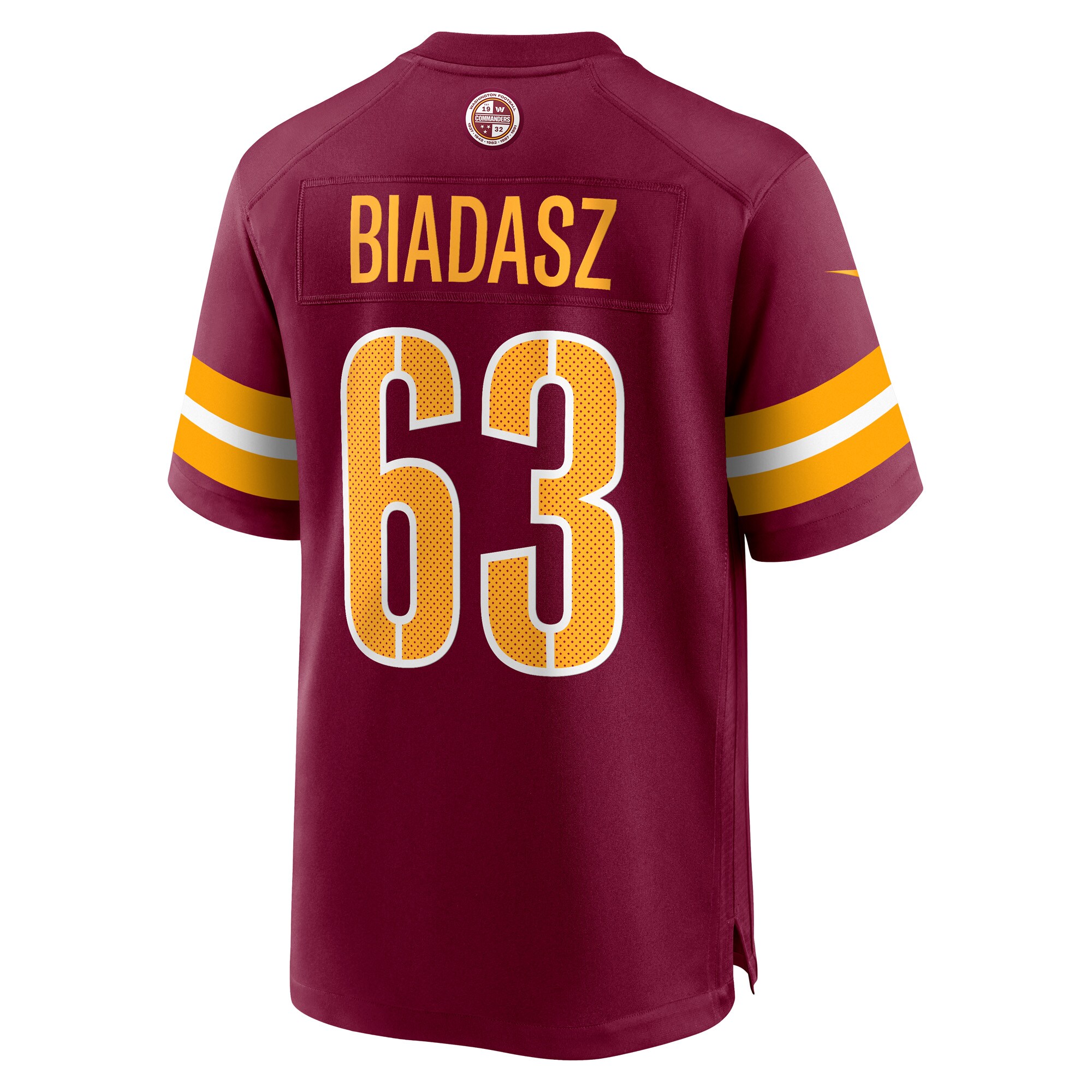 Tyler Biadasz Washington Commanders Game Jersey -  Burgundy