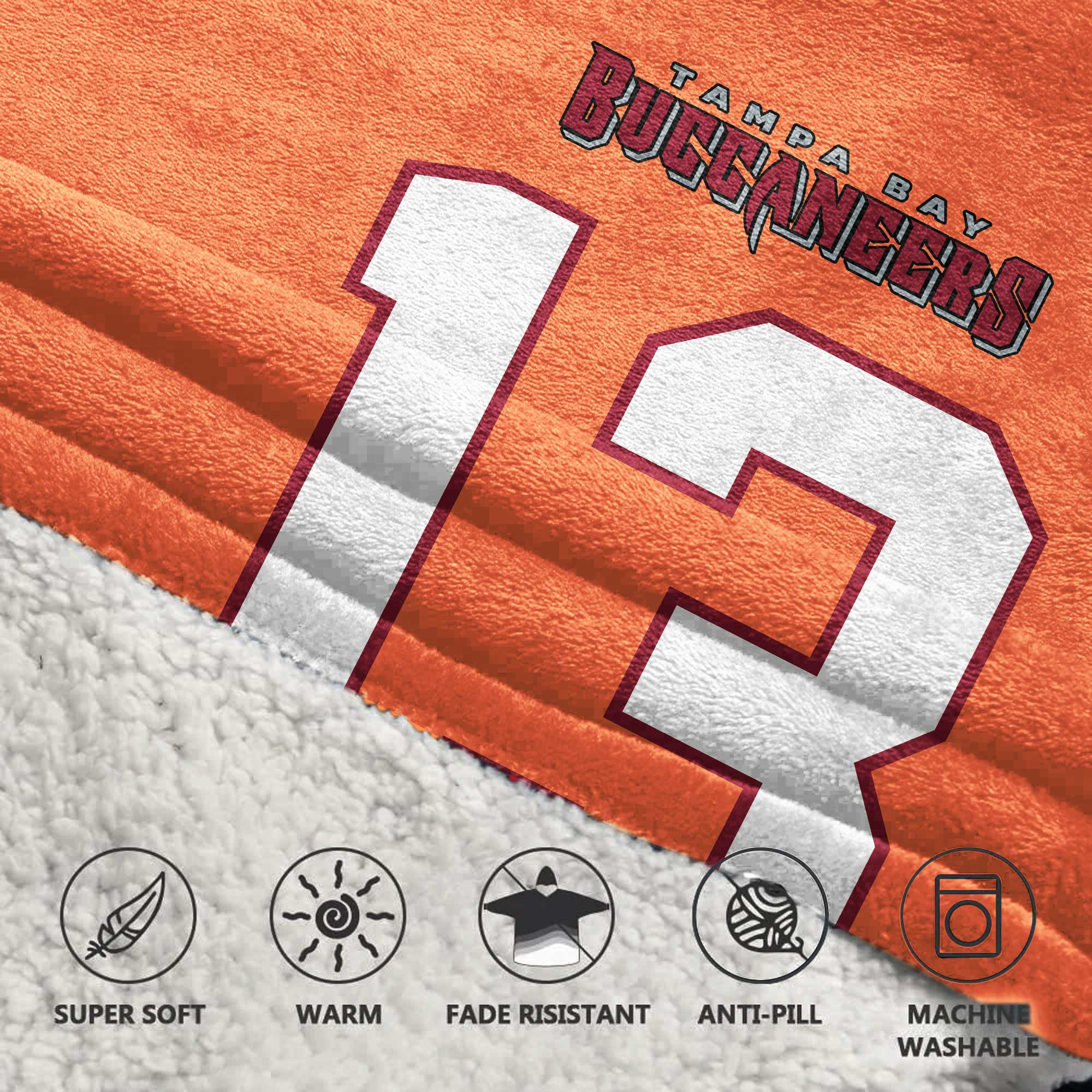 Adult M.E 13 Tampa Bay Football Unisex Blanket Hoodie