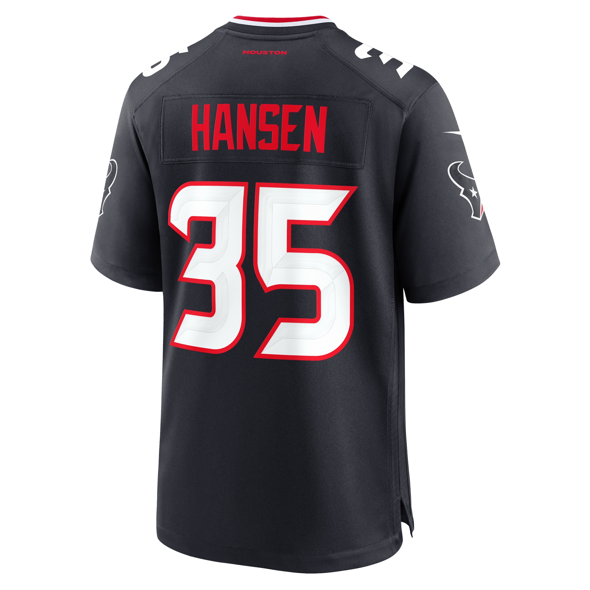 Jake Hansen Houston Texans Team Game Jersey -  Navy