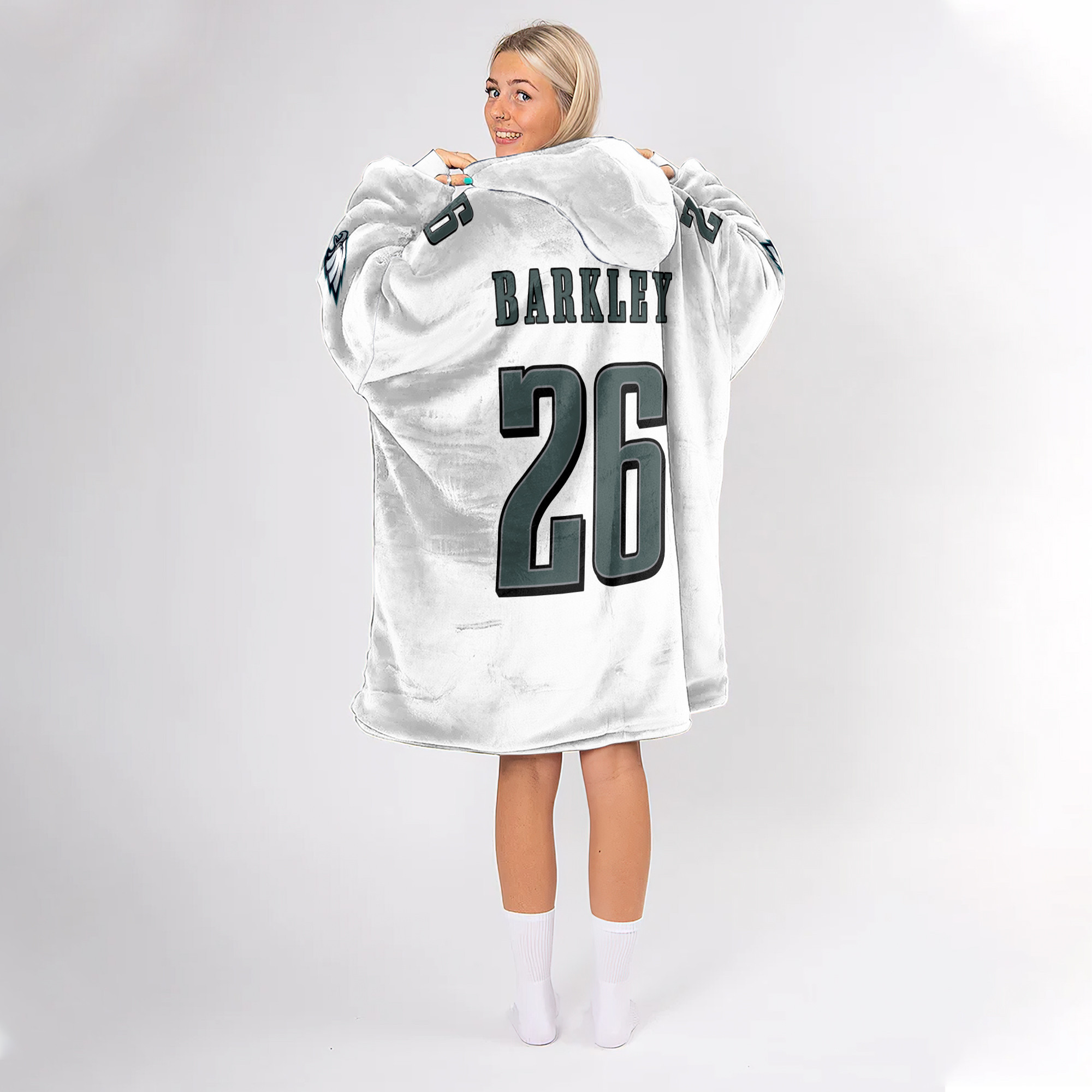 Adult S.B 26 Philadelphia Football Unisex Blanket Hoodie