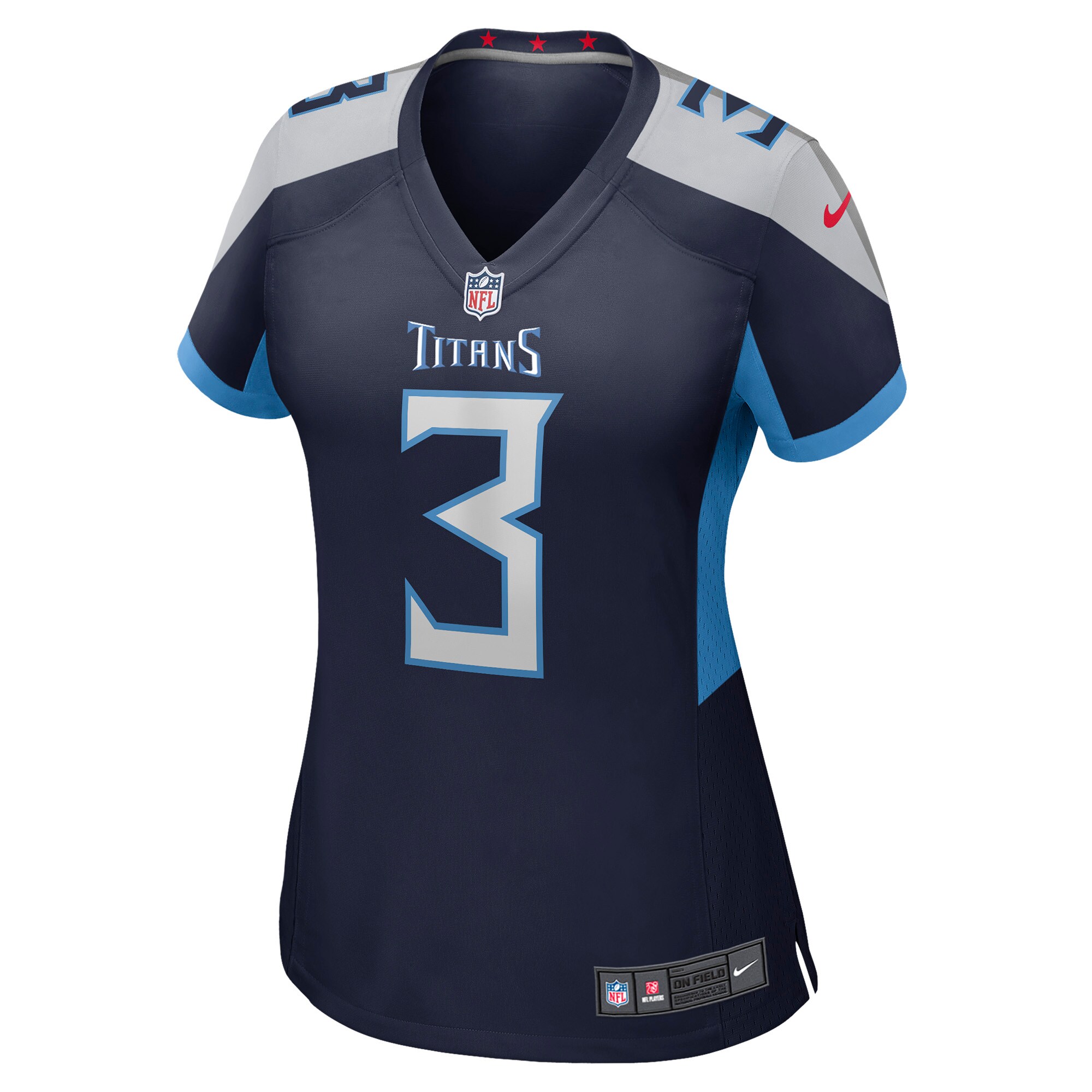 Caleb Farley Tennessee Titans  Women's Game Jersey - Navy