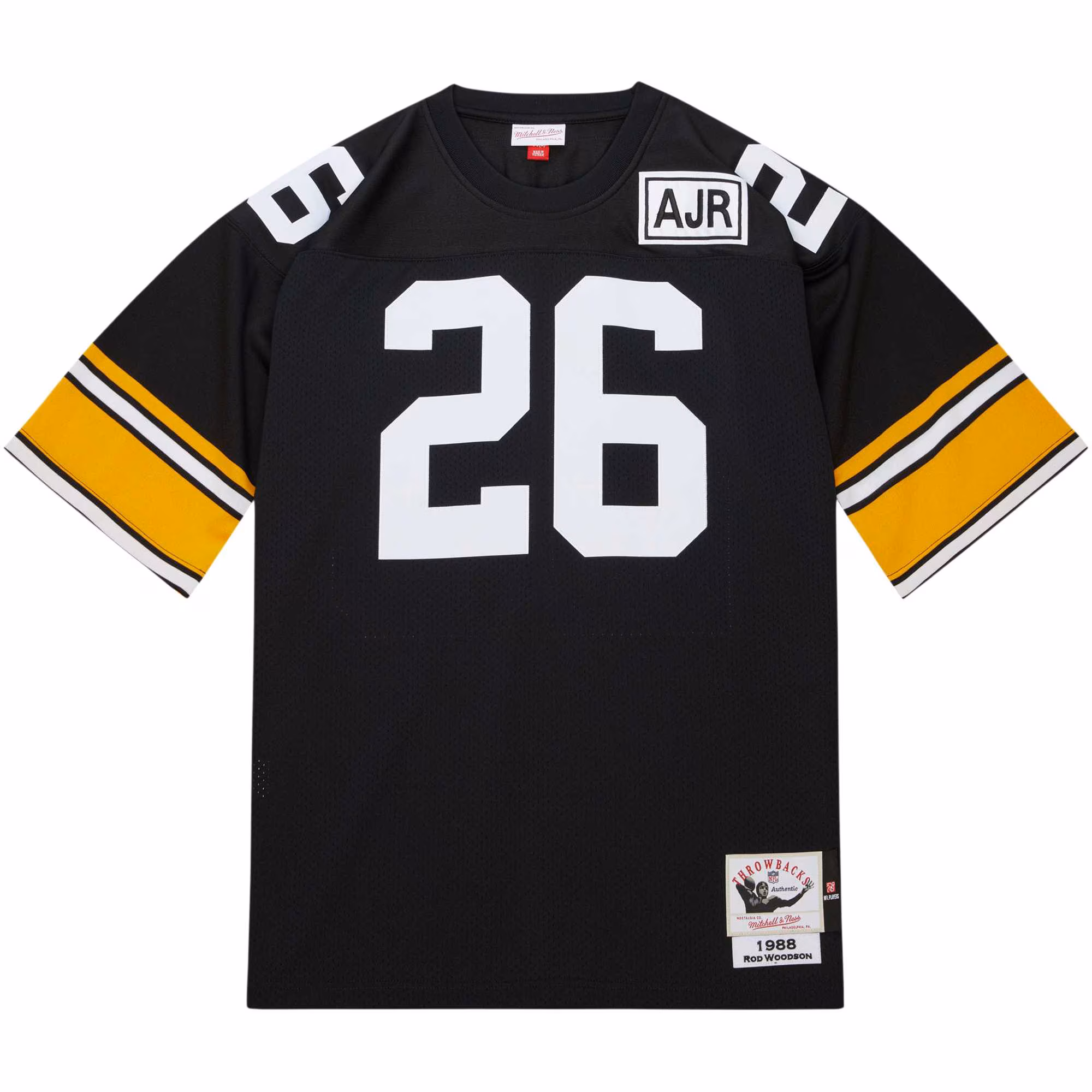 Rod Woodson Pittsburgh Steelers 1988 Authentic Throwback Retired Player Jersey - Black