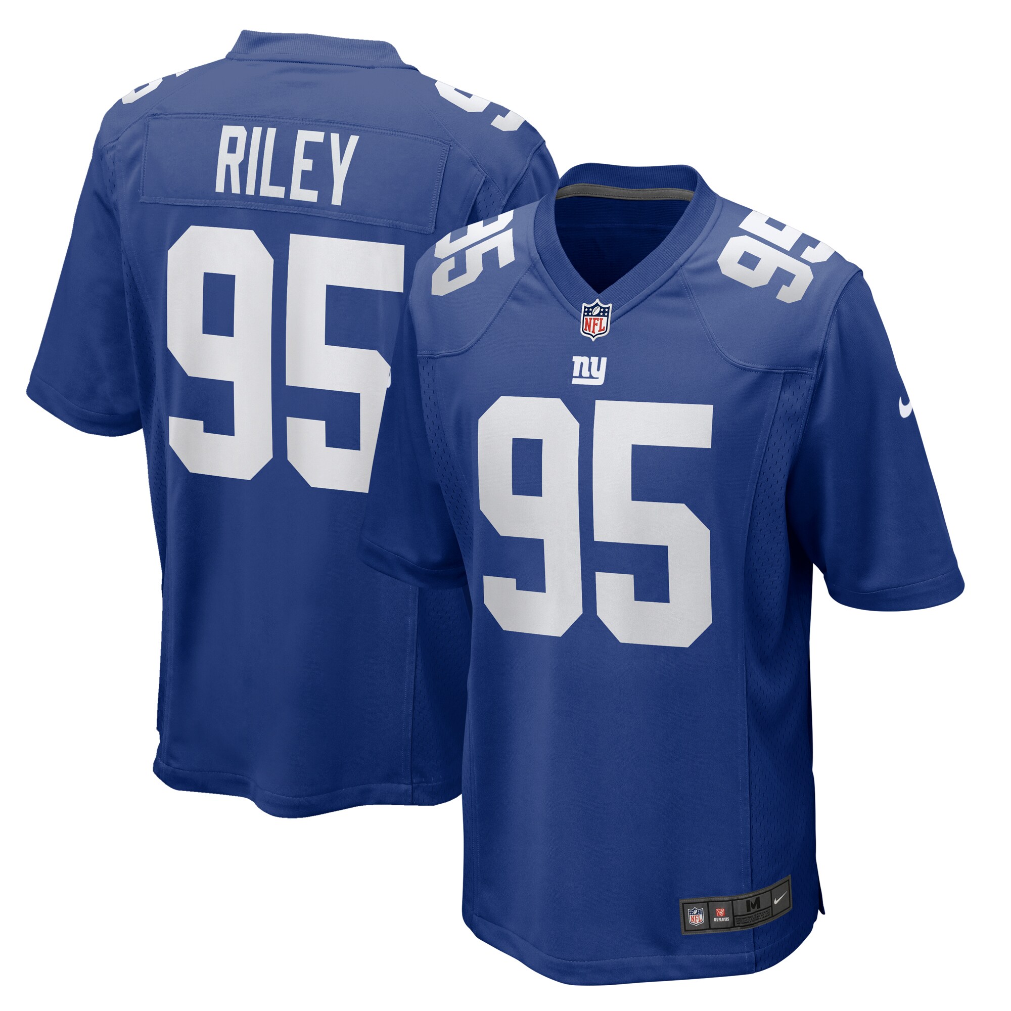 Jordon Riley New York Giants Team Game Jersey -  Royal