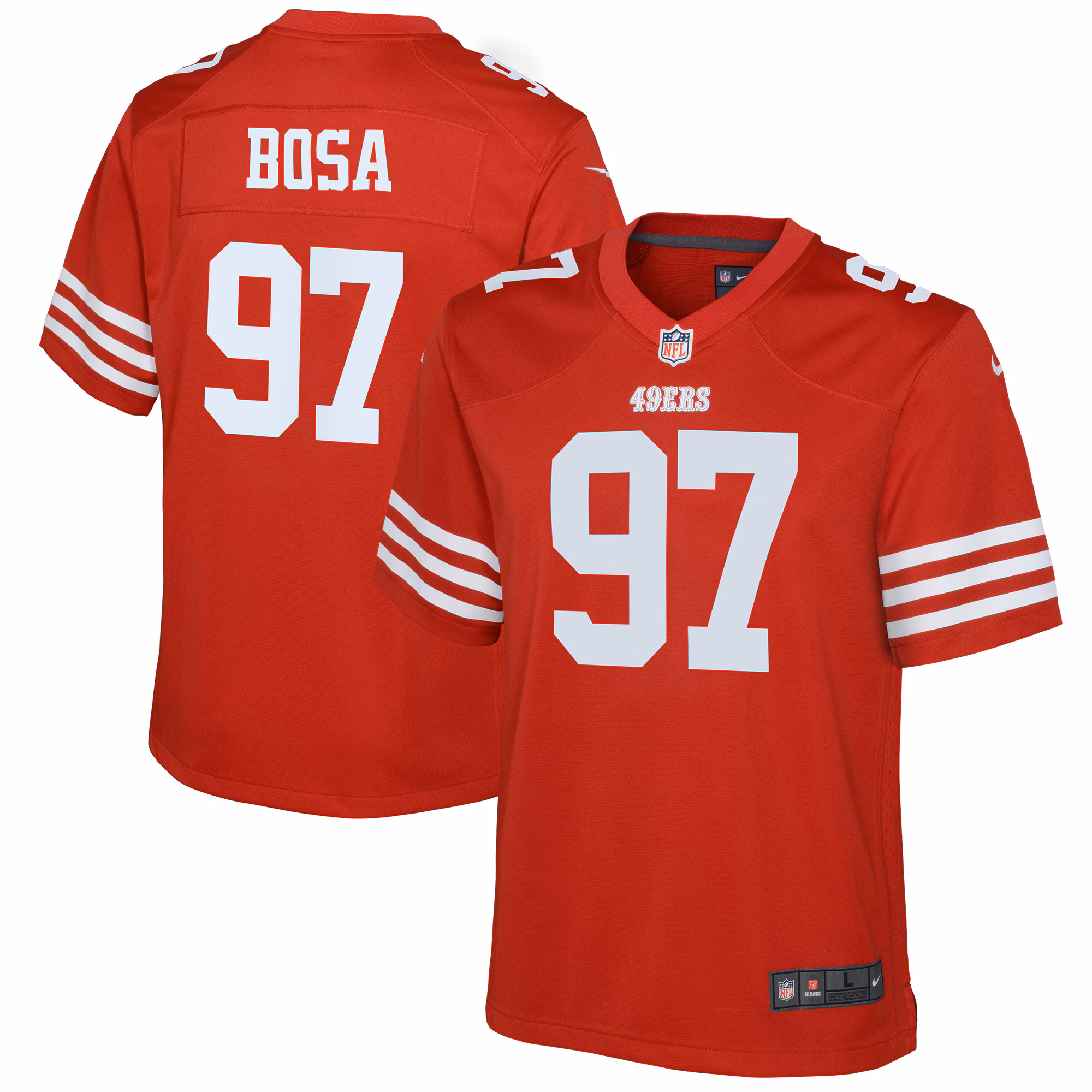 Nick Bosa San Francisco 49ers Youth Game Jersey - Scarlet