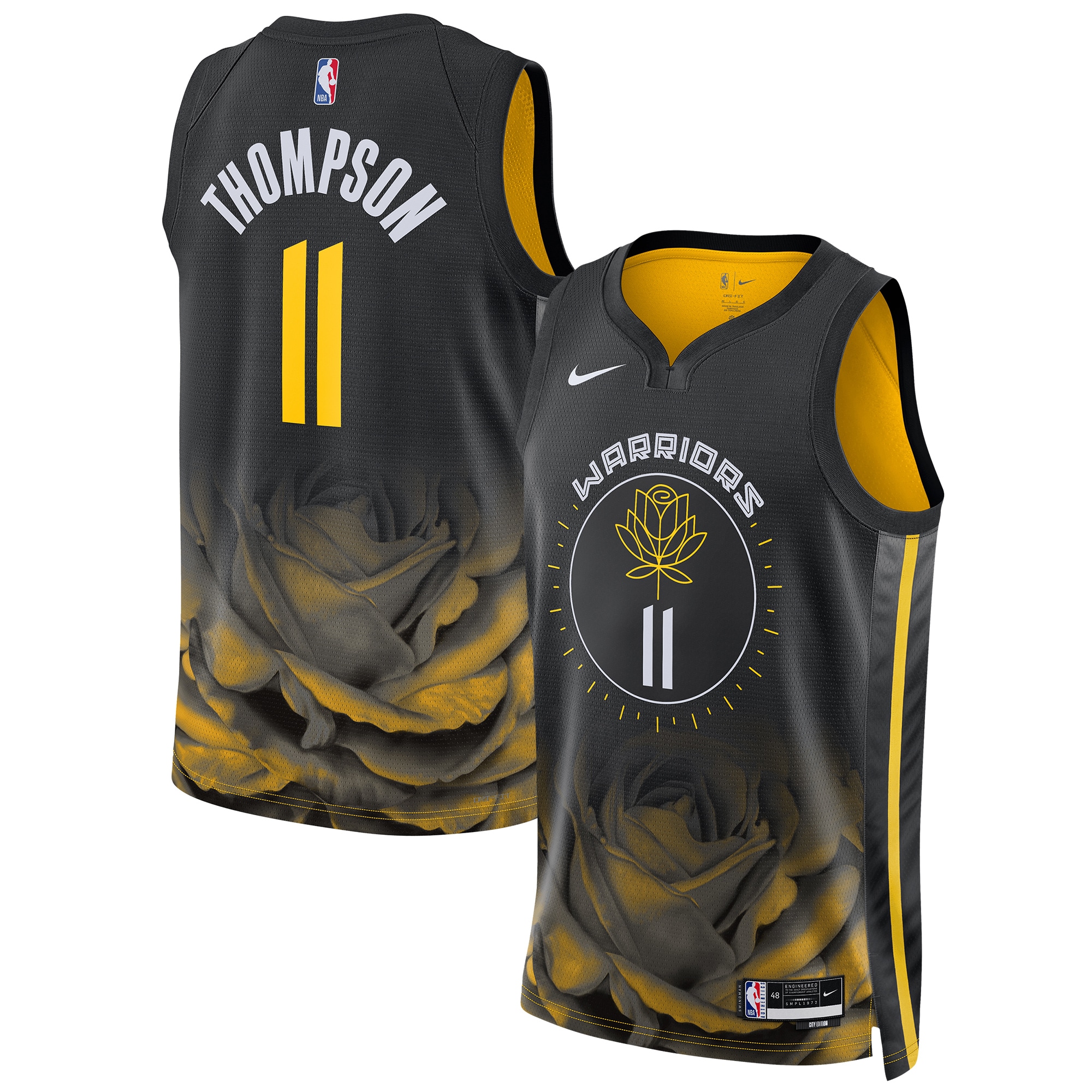 Klay Thompson Golden State Warriors Unisex 2022/23 Swingman Jersey - City Edition - Black
