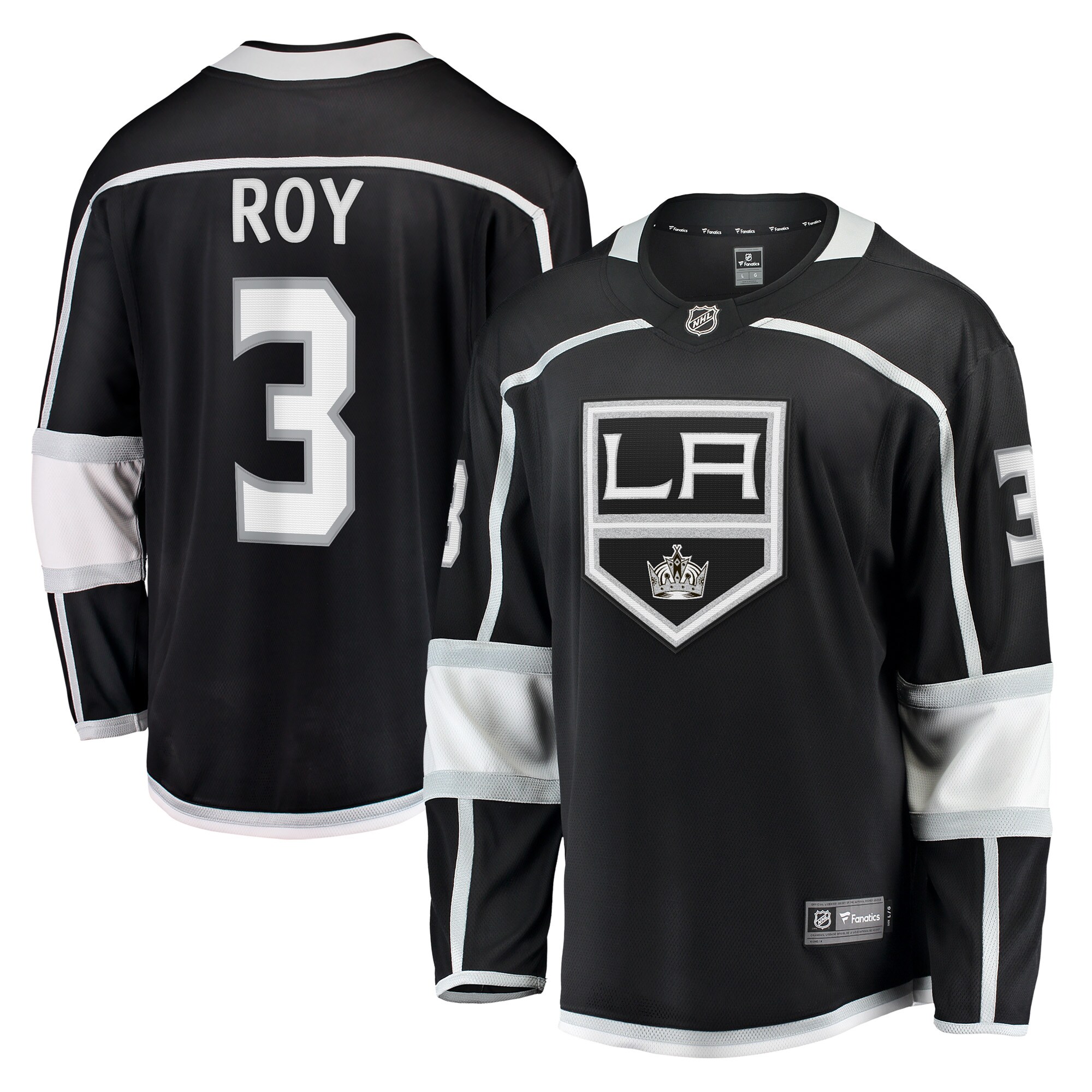 Matt Roy Los Angeles Kings Home Breakaway Player Jersey - Black