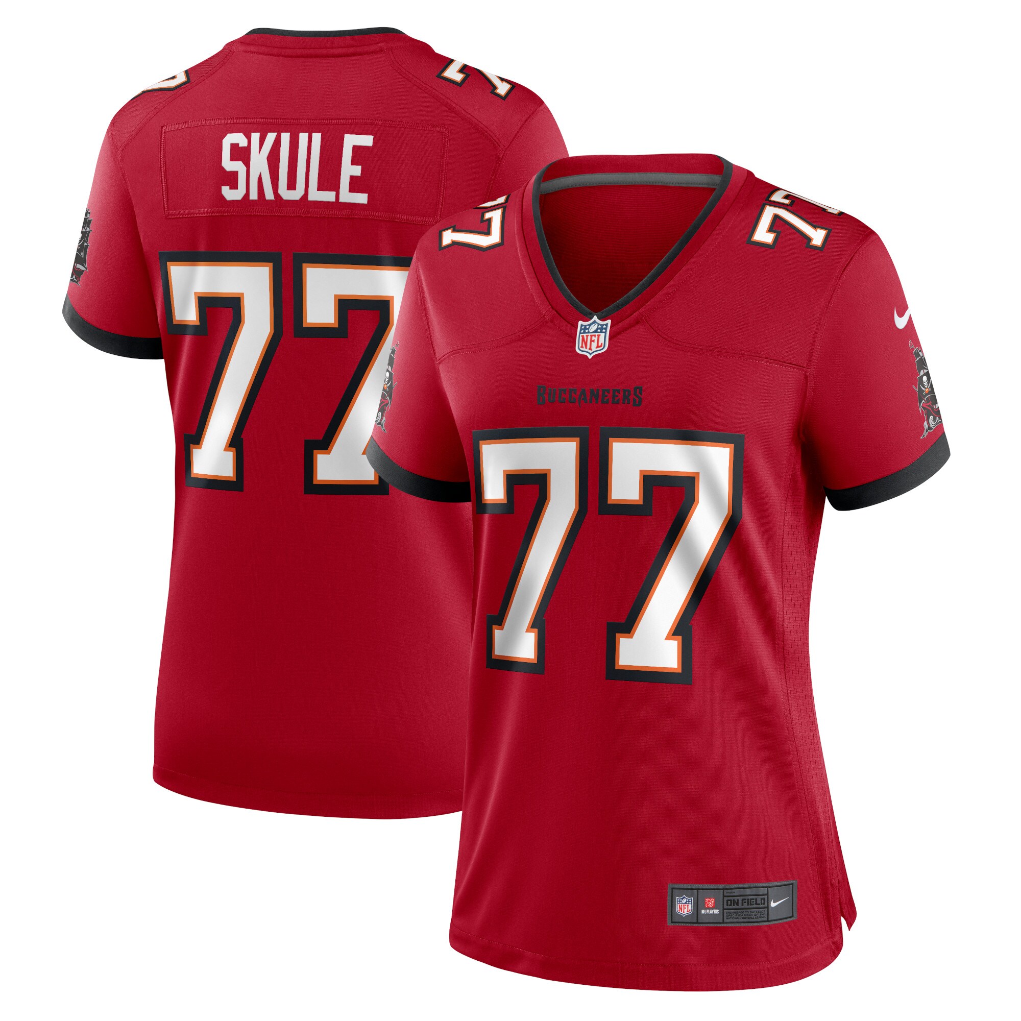 Justin Skule Tampa Bay Buccaneers  Women's Home Game Player Jersey - Red