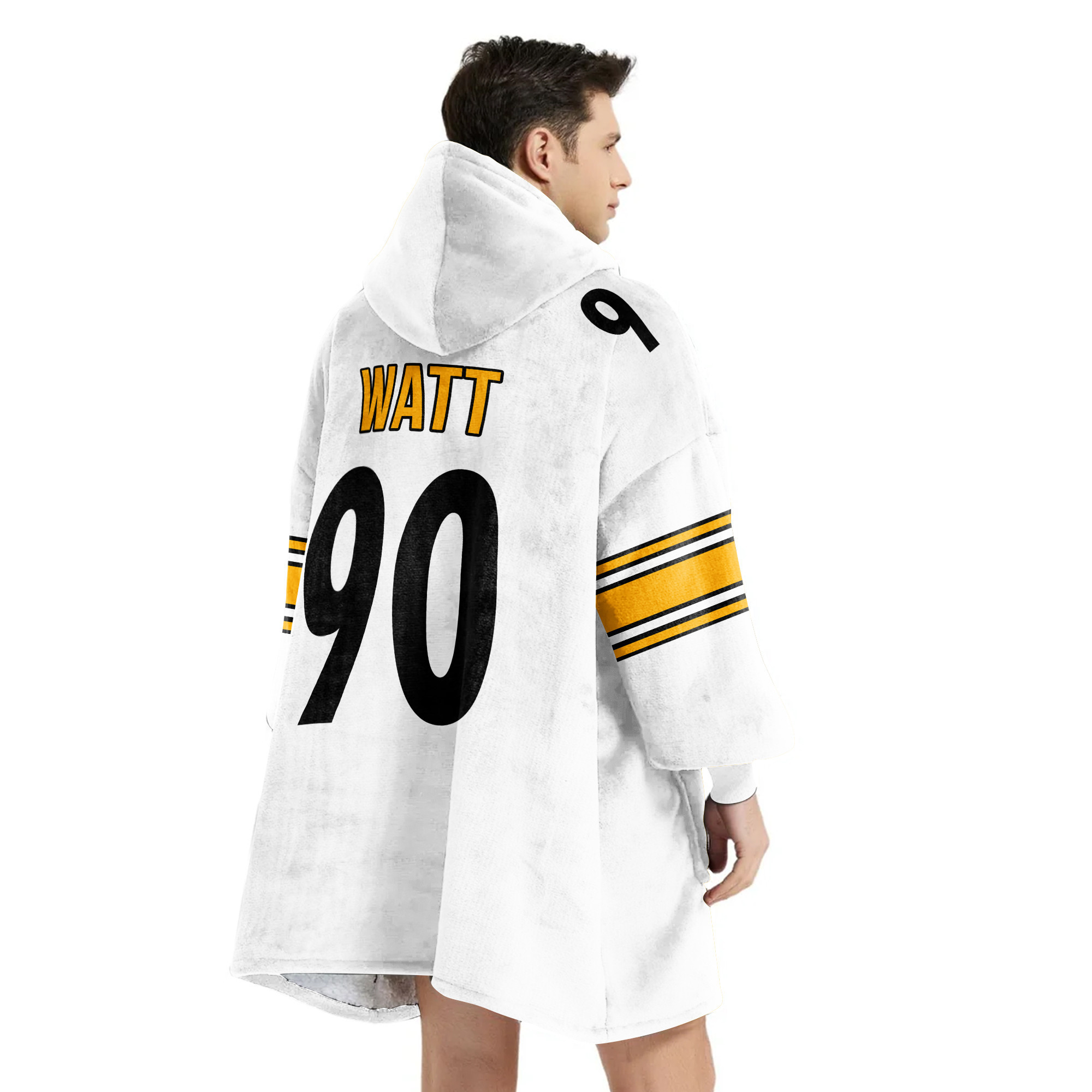 Adult T.J.W 90 Pittsburgh Football Unisex Blanket Hoodie