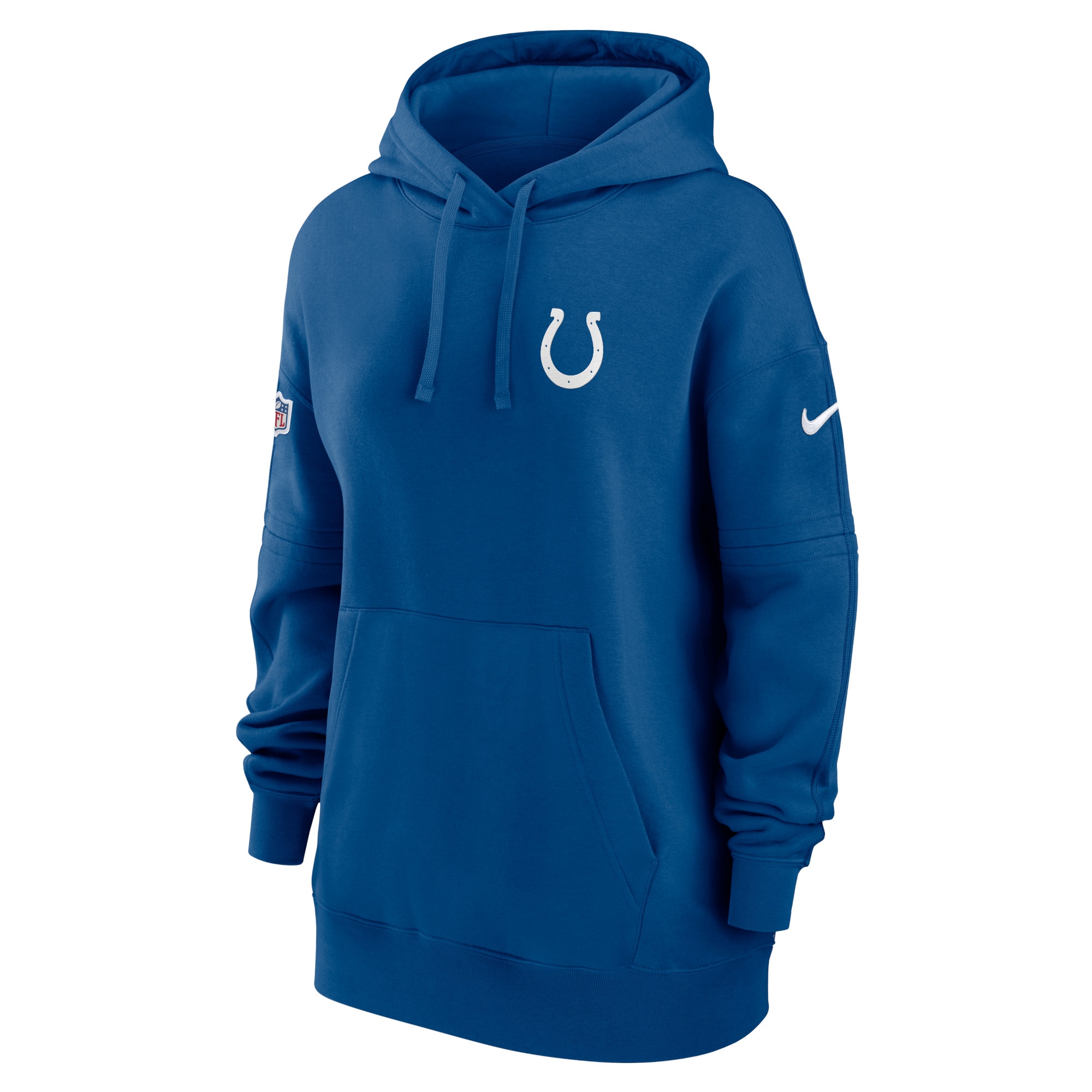 Indianapolis Colts  Women's 2023 Sideline Club Fleece Pullover Hoodie - Royal