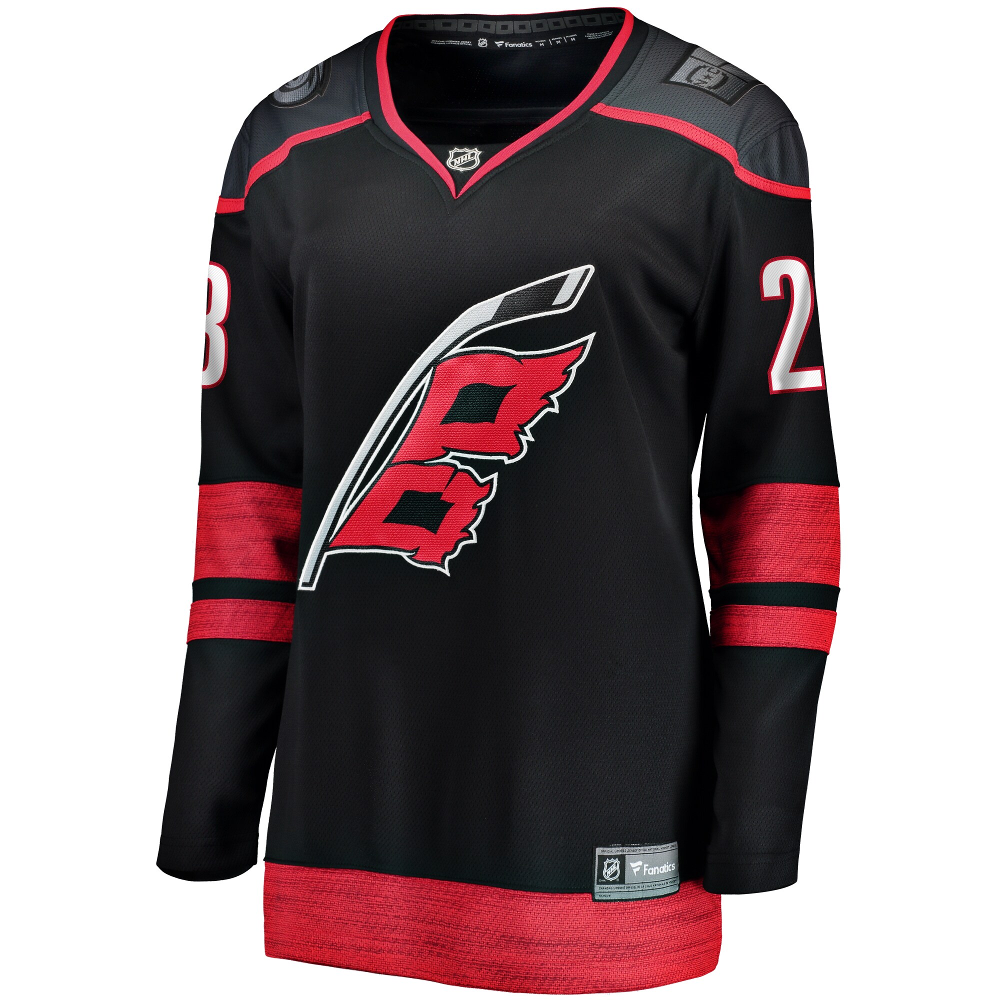 Stefan Noesen Carolina Hurricanes Women's Home Breakaway Player Jersey - Black