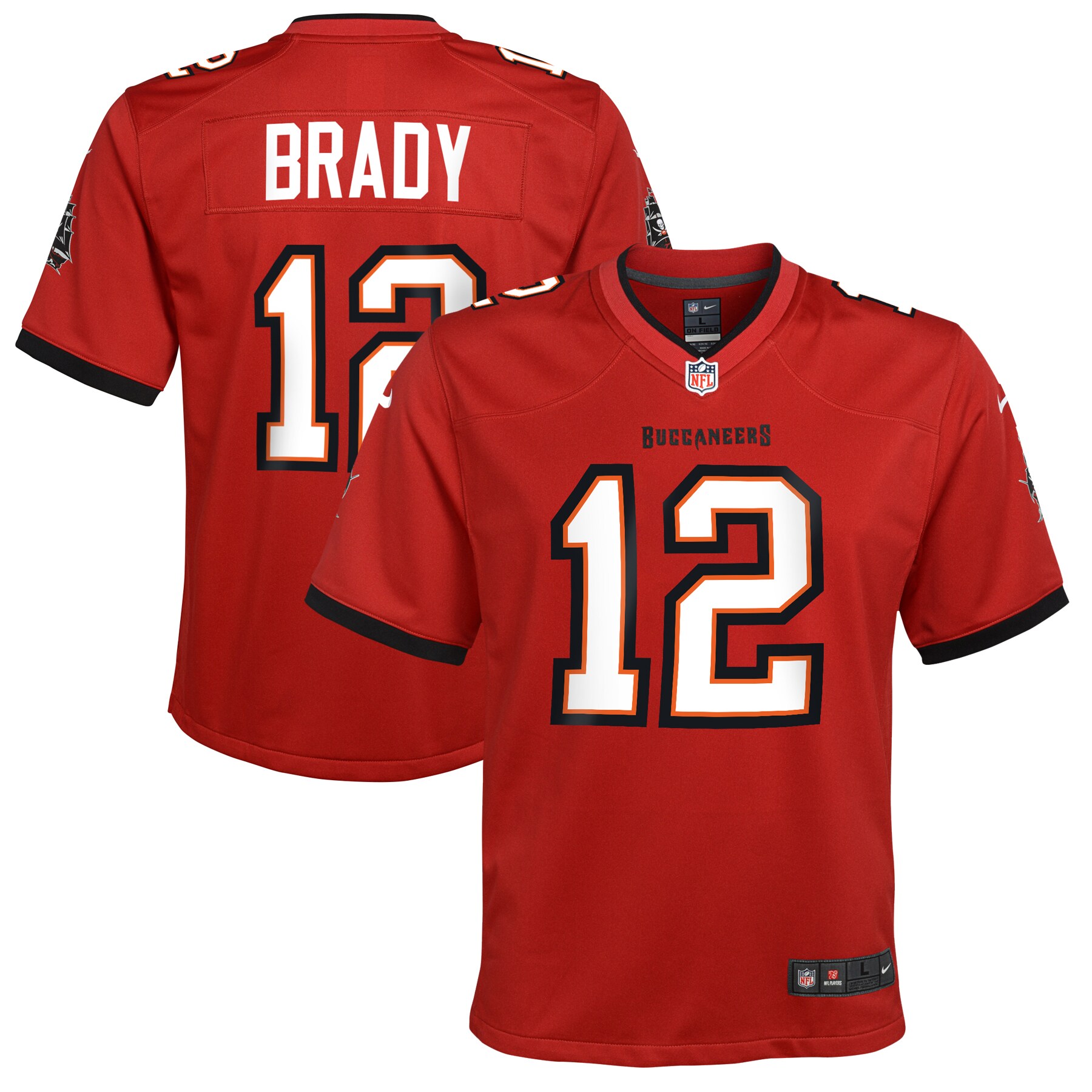 Tom Brady Tampa Bay Buccaneers  Youth Game Jersey - Red