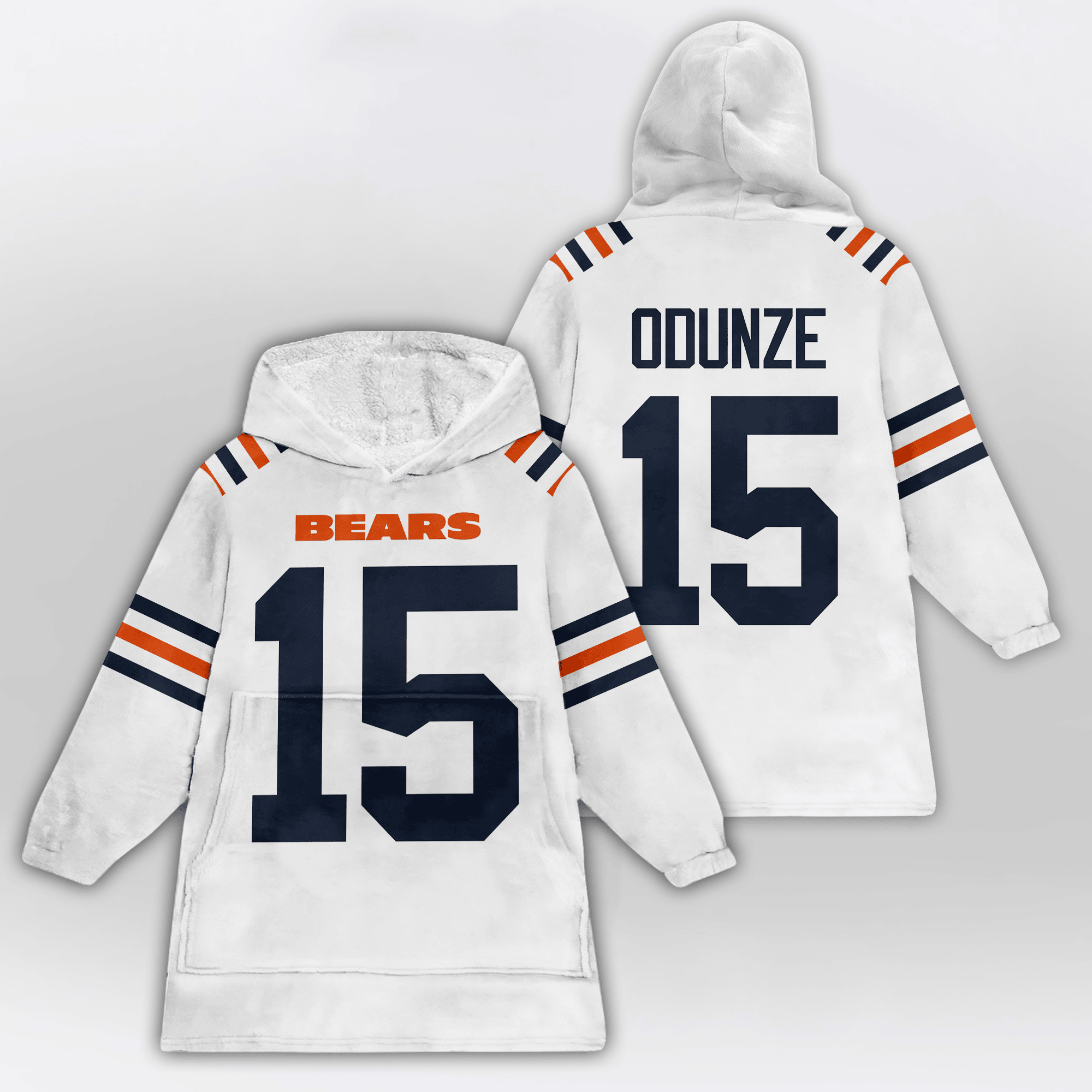 R.O 15 Chicago Football Unisex Blanket Hoodie