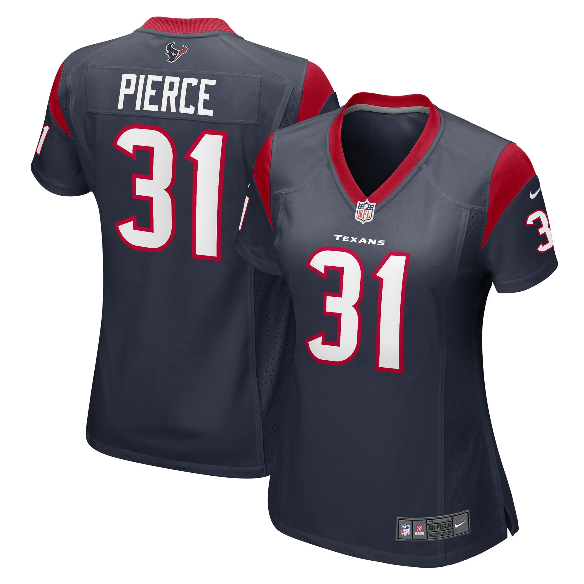 Dameon Pierce Houston Texans Women's Game Player Jersey - Navy