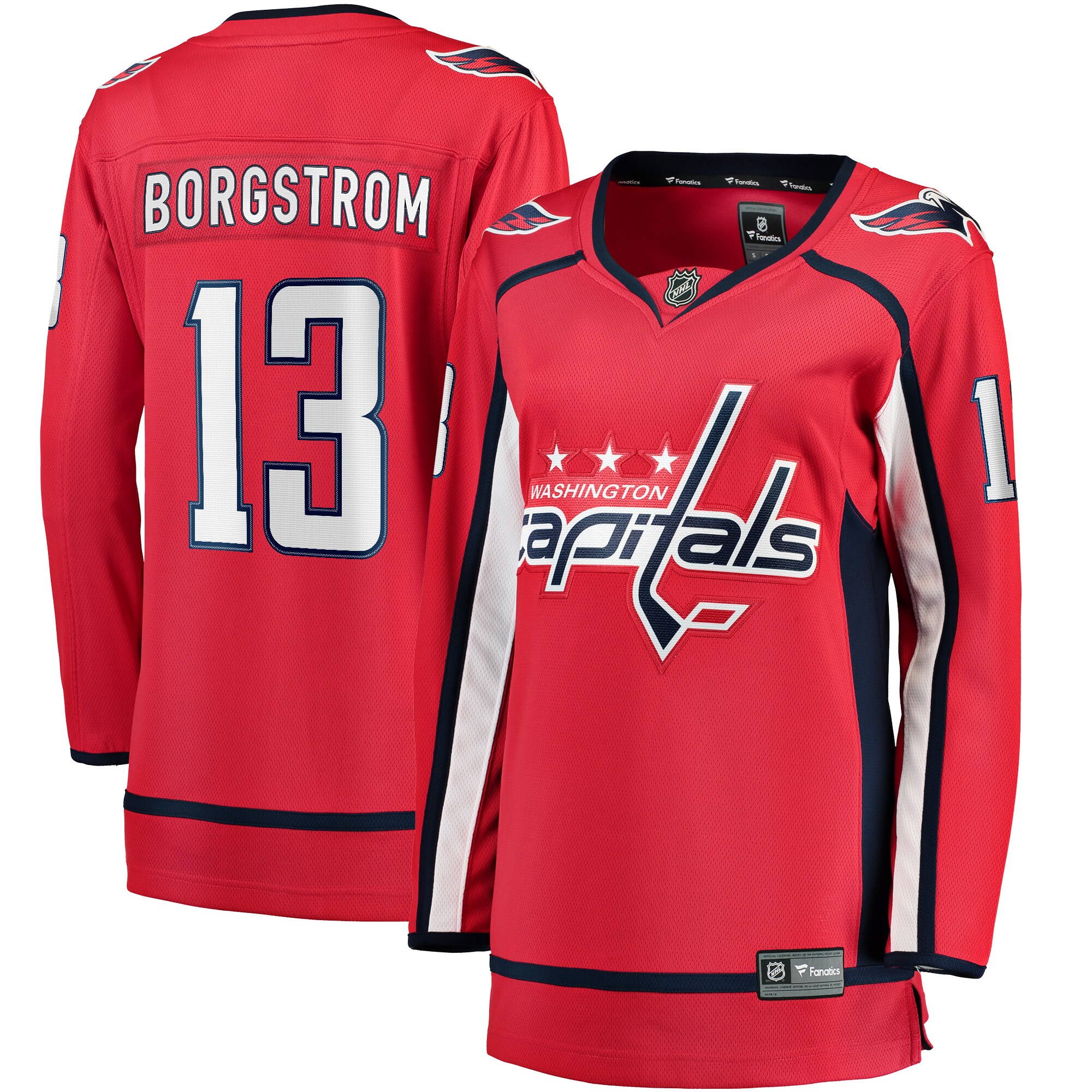 Henrik Borgstrom Washington Capitals Women's Home Breakaway Player Jersey - Red