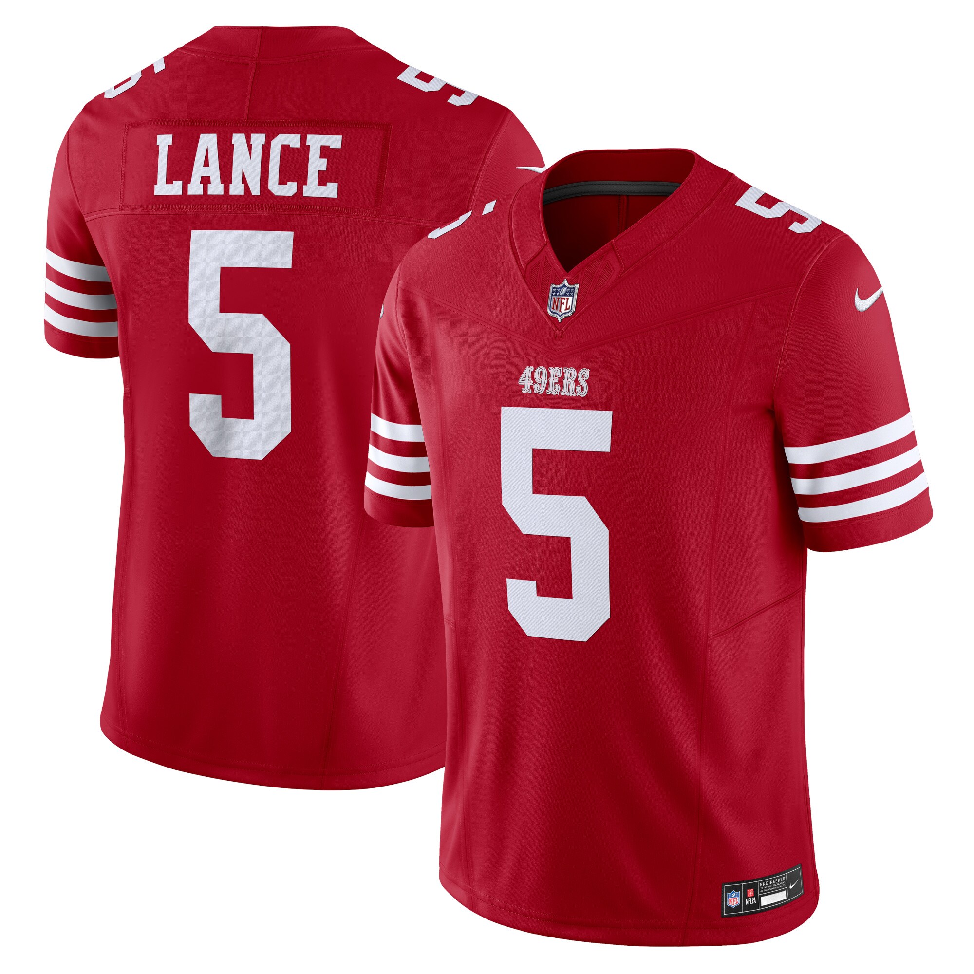 Trey Lance San Francisco 49ers  Vapor F.U.S.E. Limited Jersey - Scarlet
