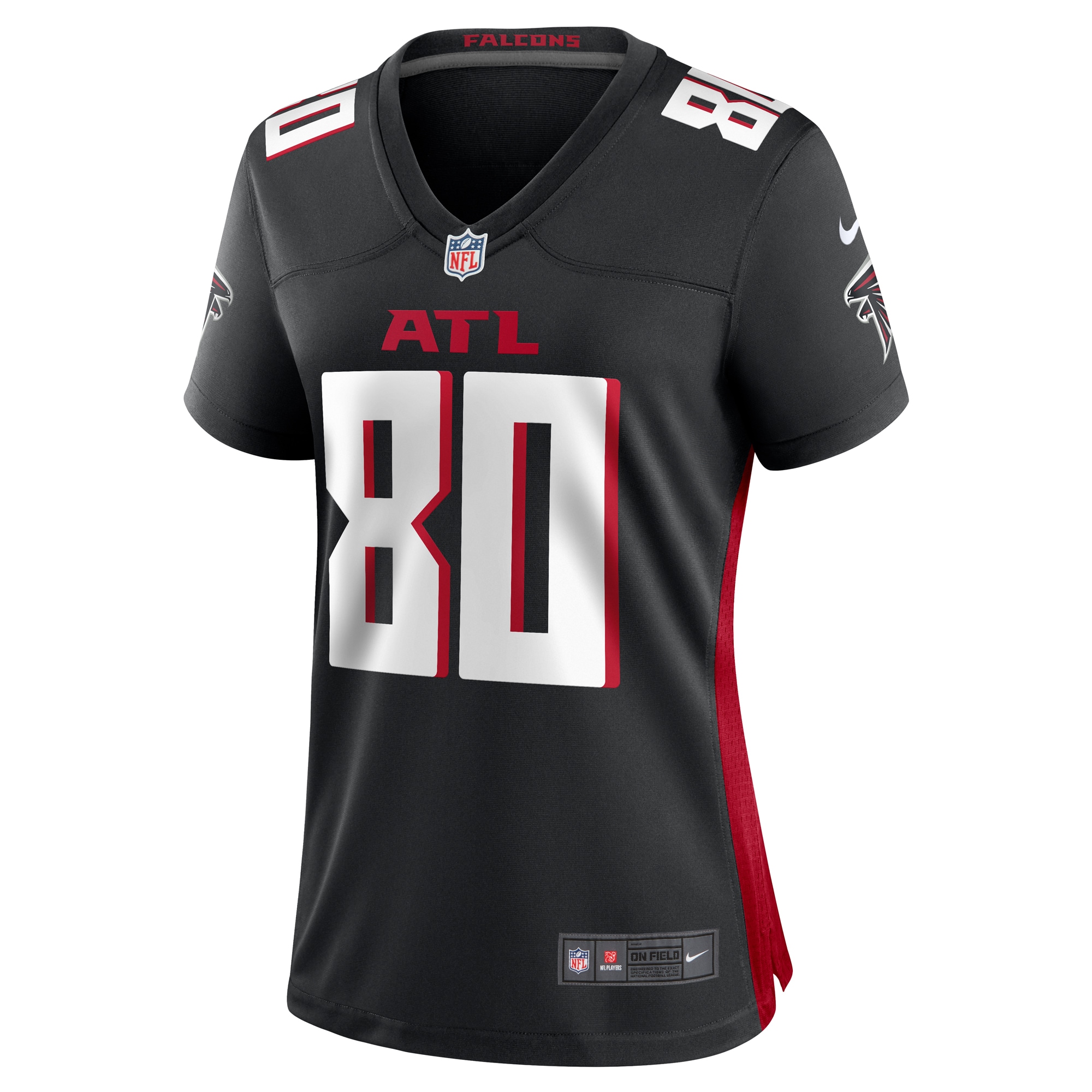 Josh Ali Atlanta Falcons Women's Team Game Jersey -  Black