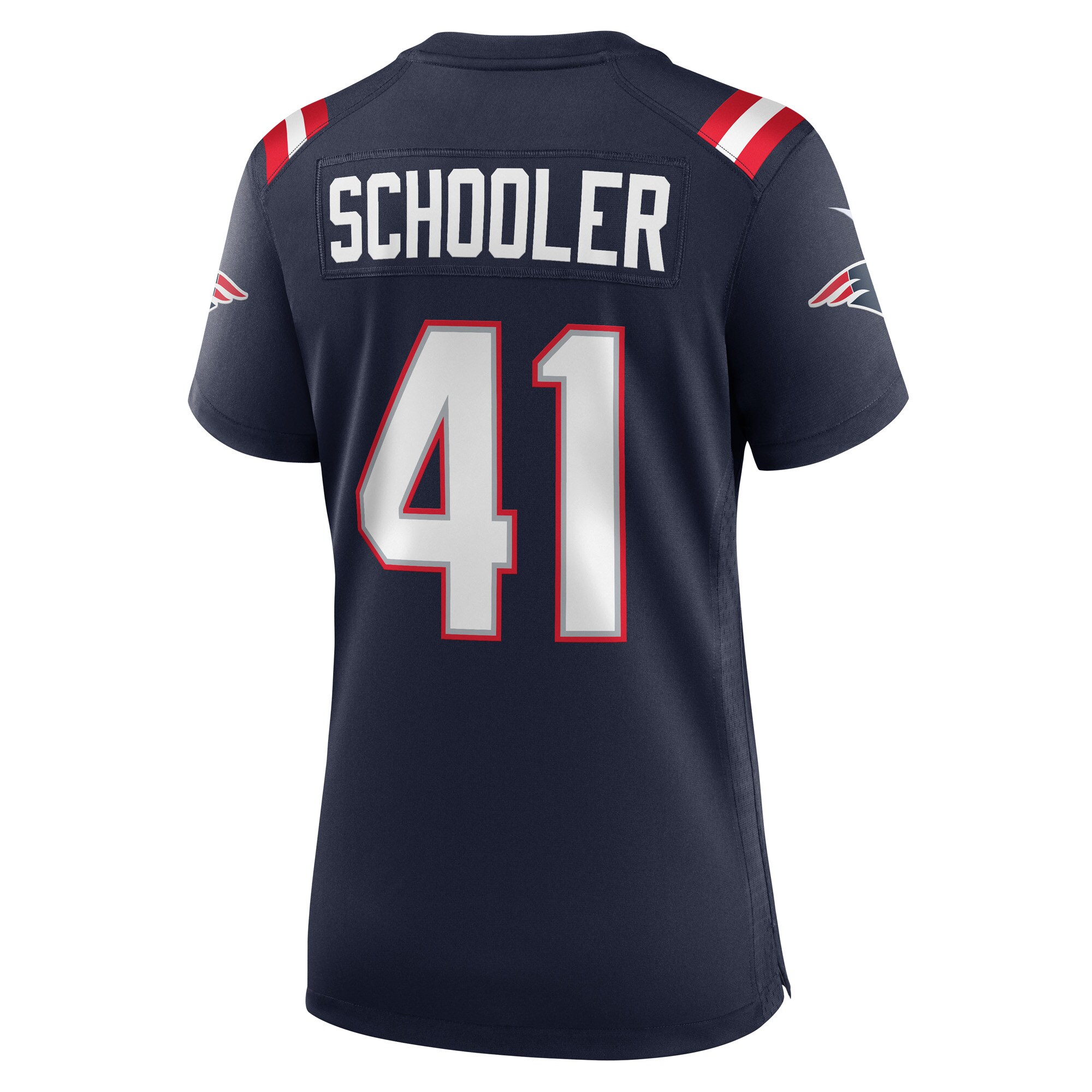 Brenden Schooler New England Patriots Women's Game Player Jersey - Navy