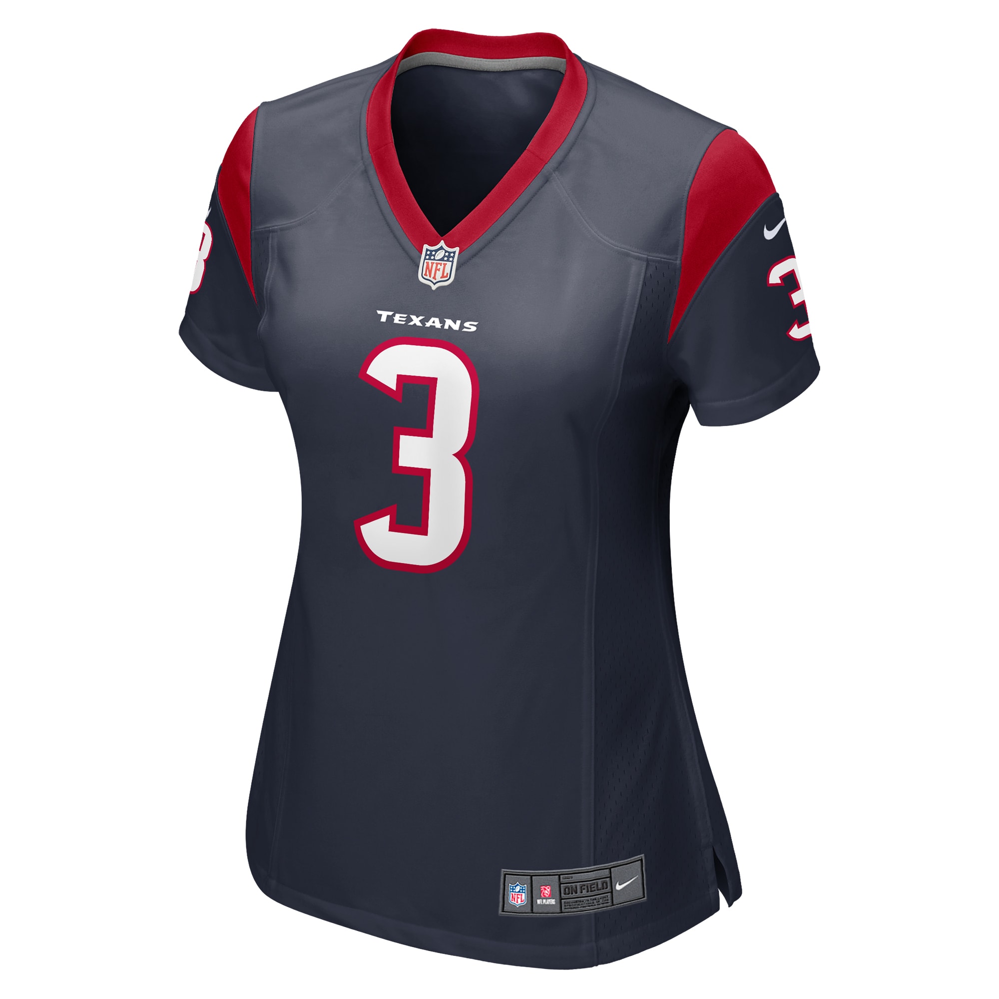 Tank Dell Houston Texans Women's Player Game Jersey - Navy