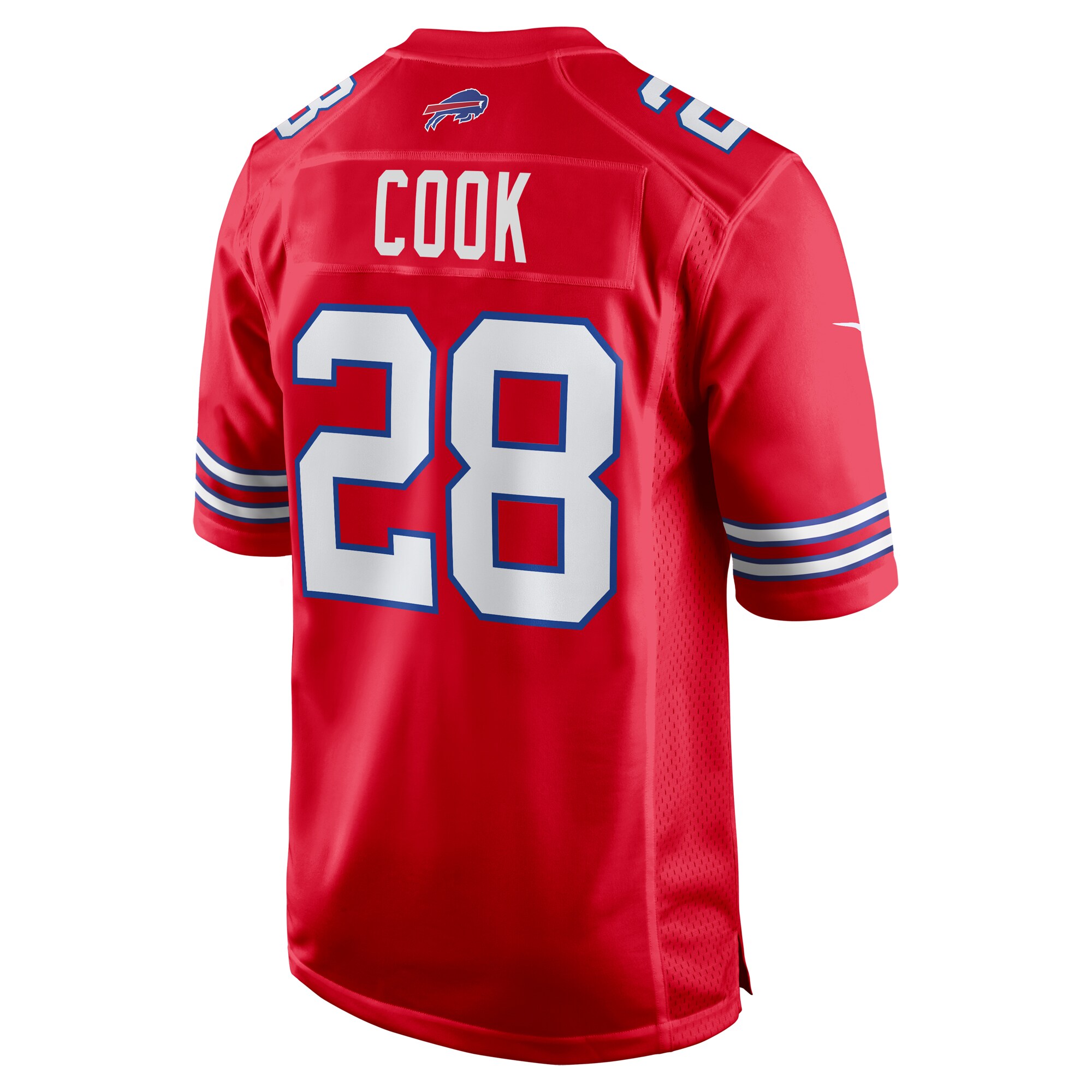 James Cook Buffalo Bills Alternate Game Jersey - Red