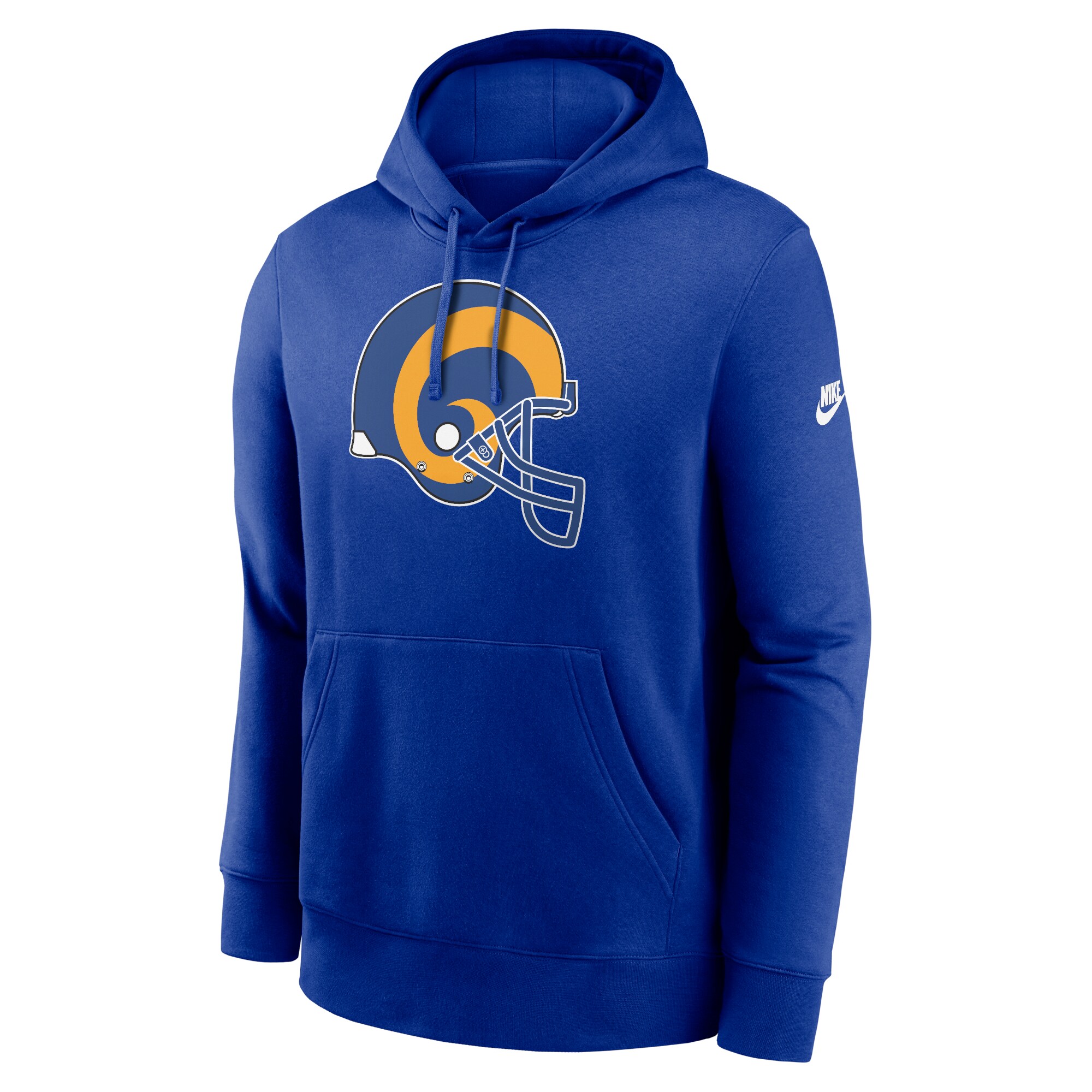 Los Angeles Rams Rewind Club Logo Pullover Hoodie - Royal