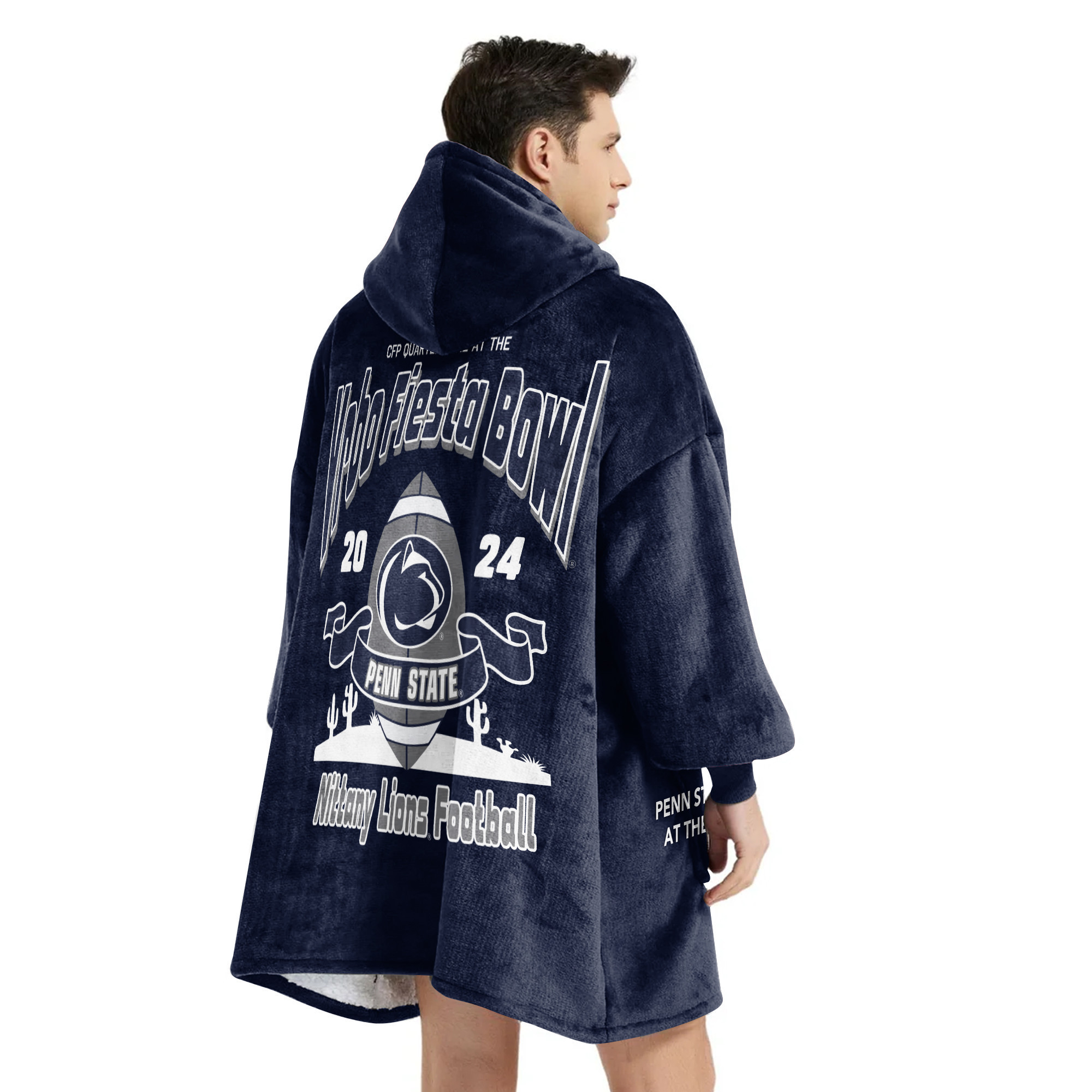 Adult Champions Penn State Football Unisex Blanket Hoodie