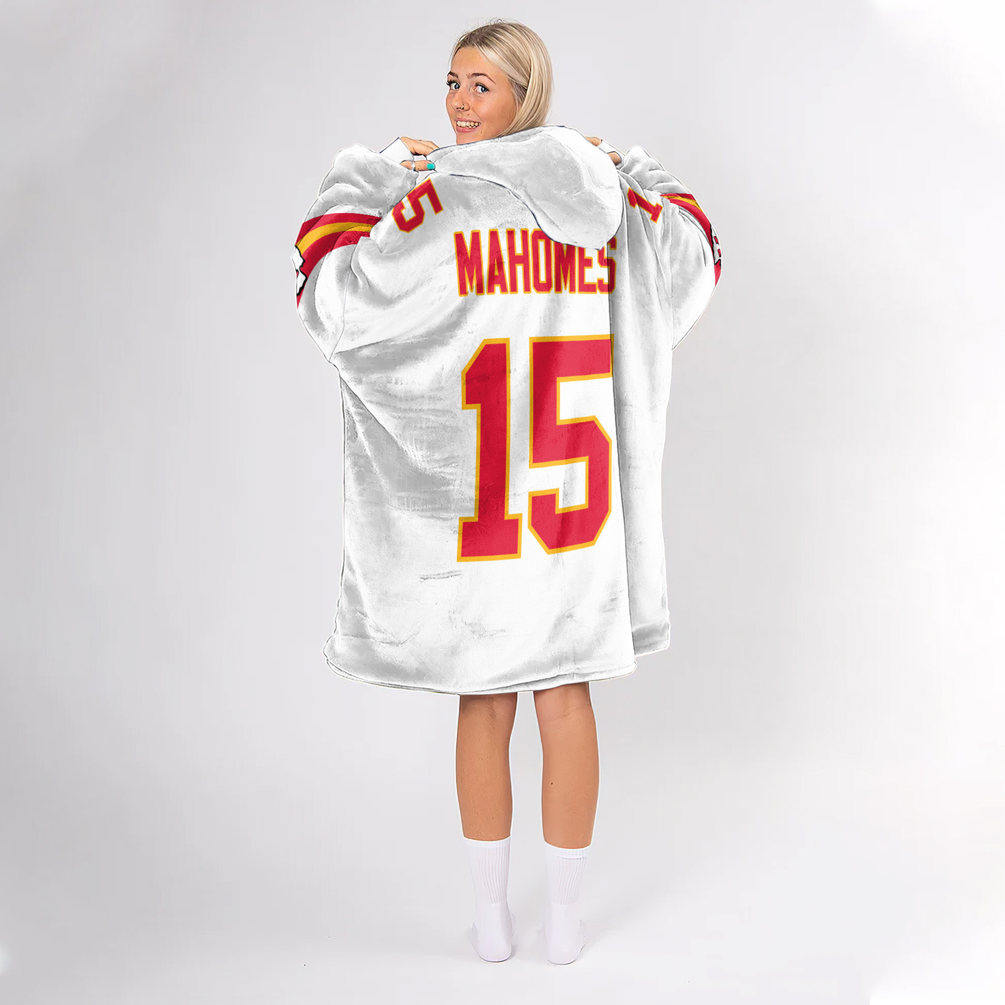 Adult PM 15 Kansas City Football Unisex Blanket Hoodie
