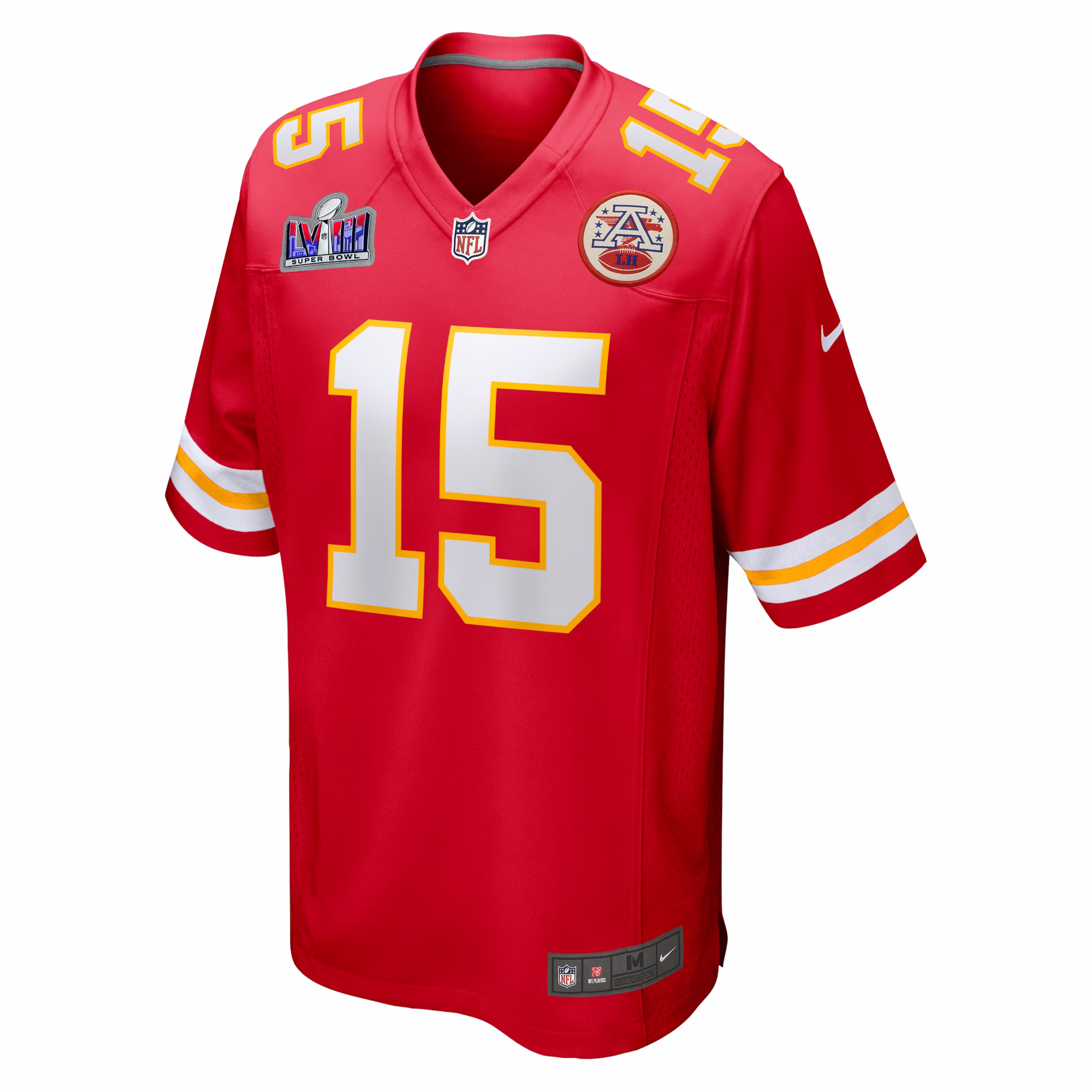 Patrick Mahomes Kansas City Chiefs  2023 Super Bowl LVIII Game Jersey - Red