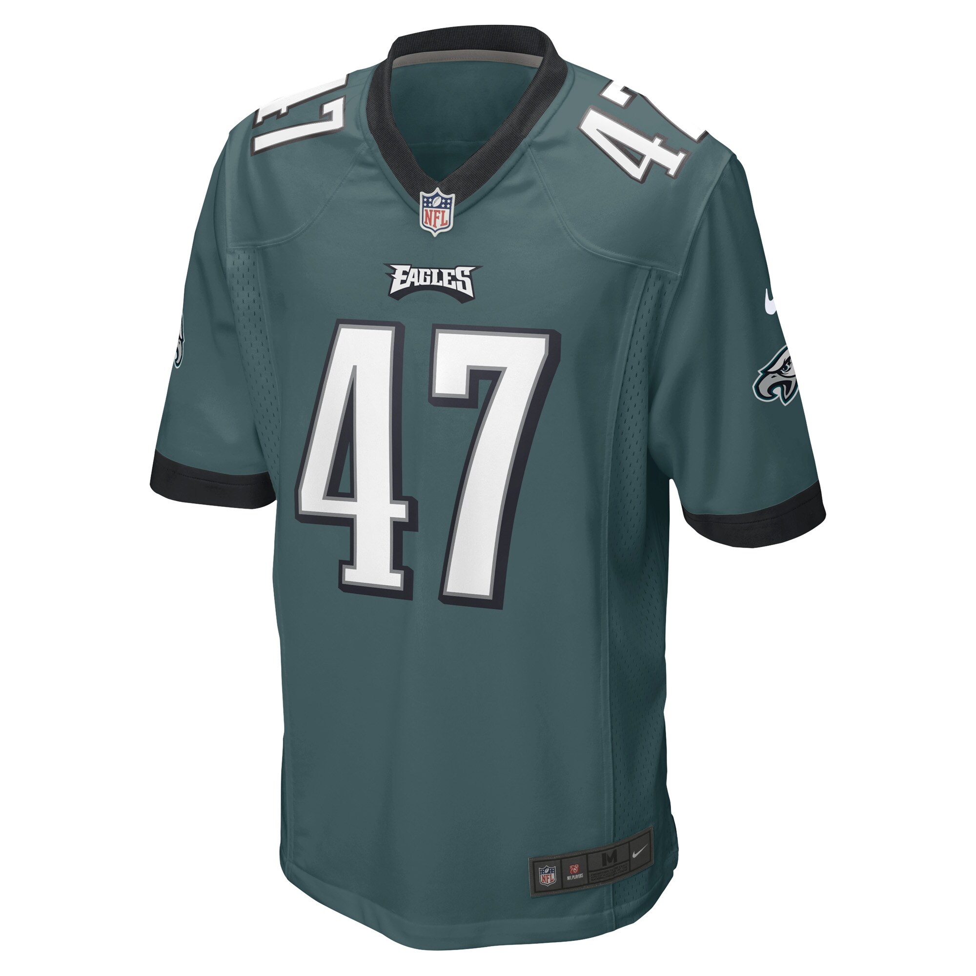 Dalton Keene Philadelphia Eagles  Game Player Jersey - Midnight Green