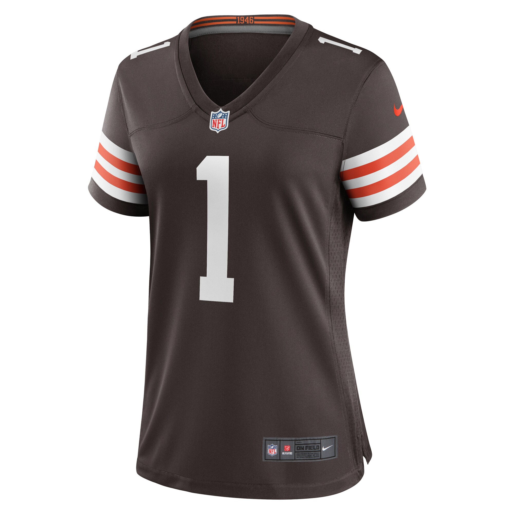 Juan Thornhill Cleveland Browns Women's Team Game Jersey - Brown
