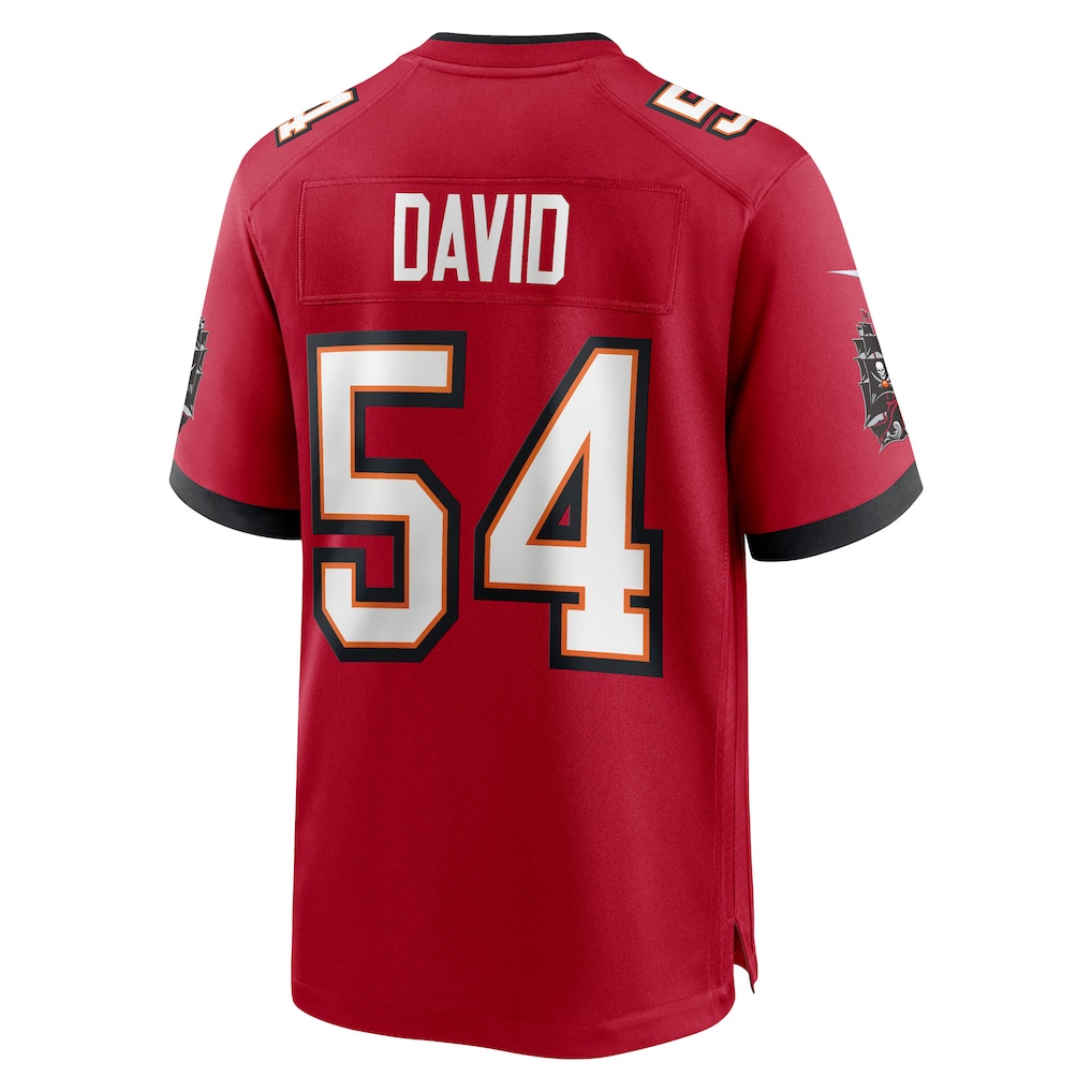 Lavonte David #54 Tampa Bay Buccaneers 50th Season Team Game Jersey - Red