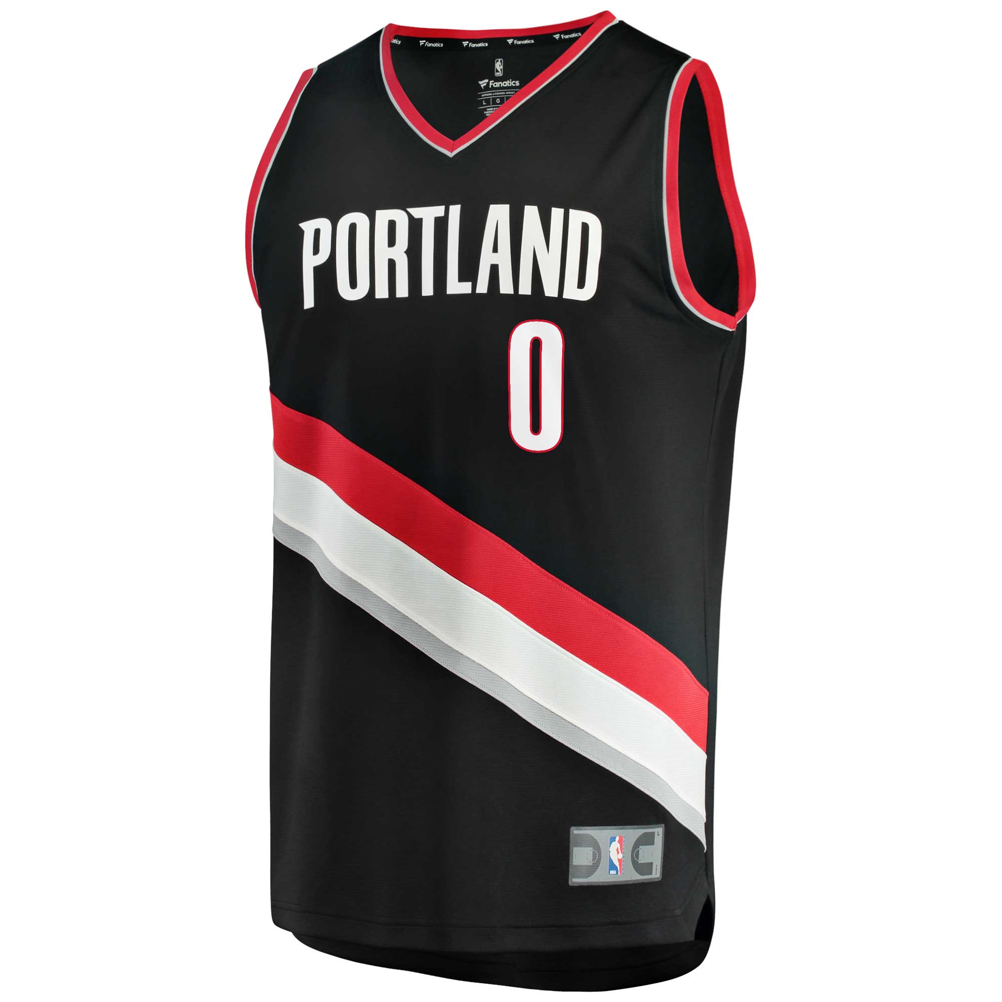 Damian Lillard Portland Trail Blazers  2022/23 Fast Break Replica Jersey - Icon Edition - Black