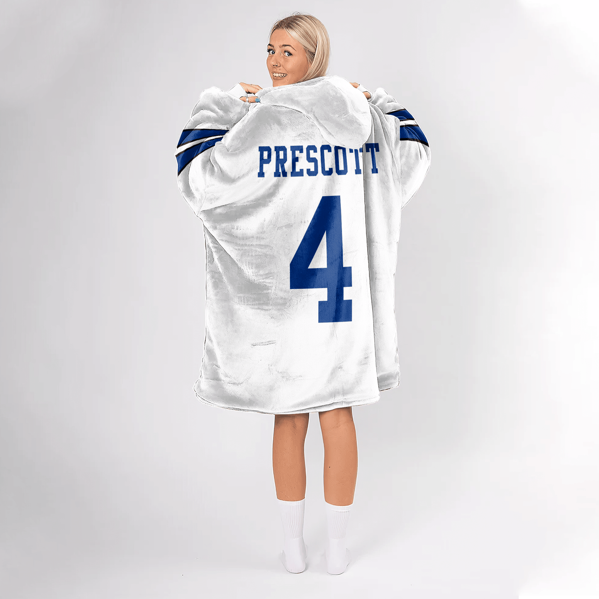 Adult D.P 4 Captain Dalllas Football Unisex Blanket Hoodie