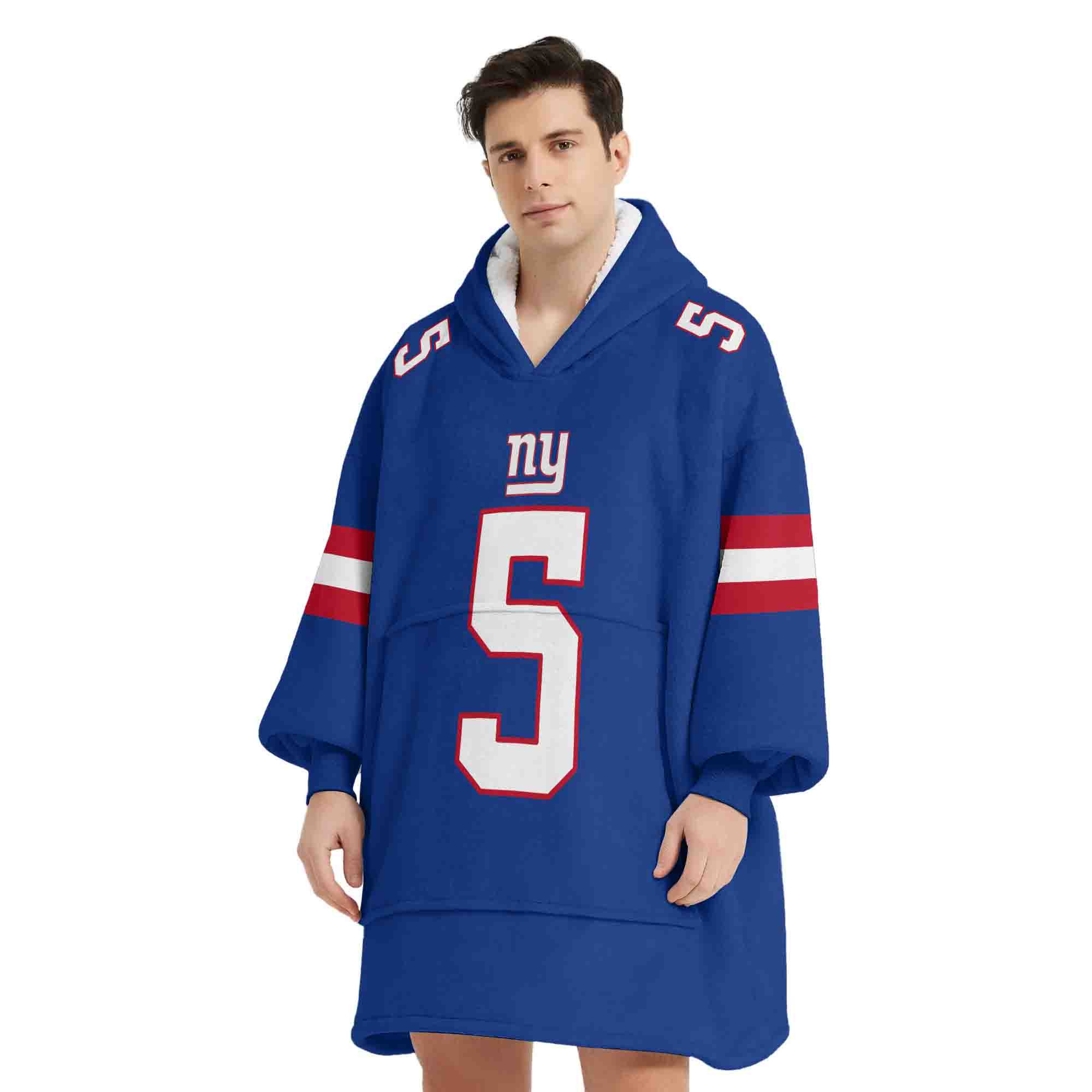 Adult KT 5 New York G Football Unisex Blanket Hoodie