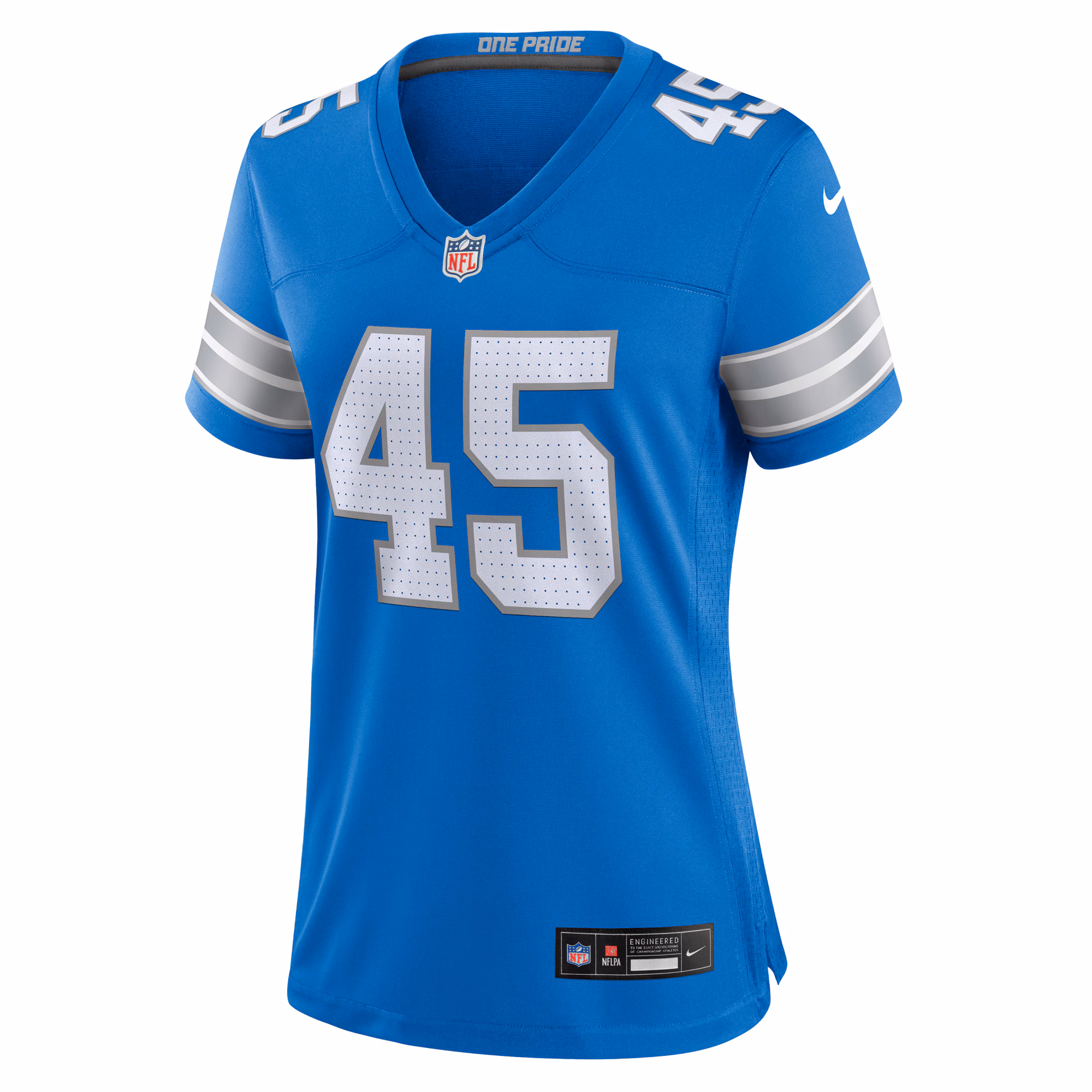 Isaac Ukwu Detroit Lions Women's Game Jersey -  Blue