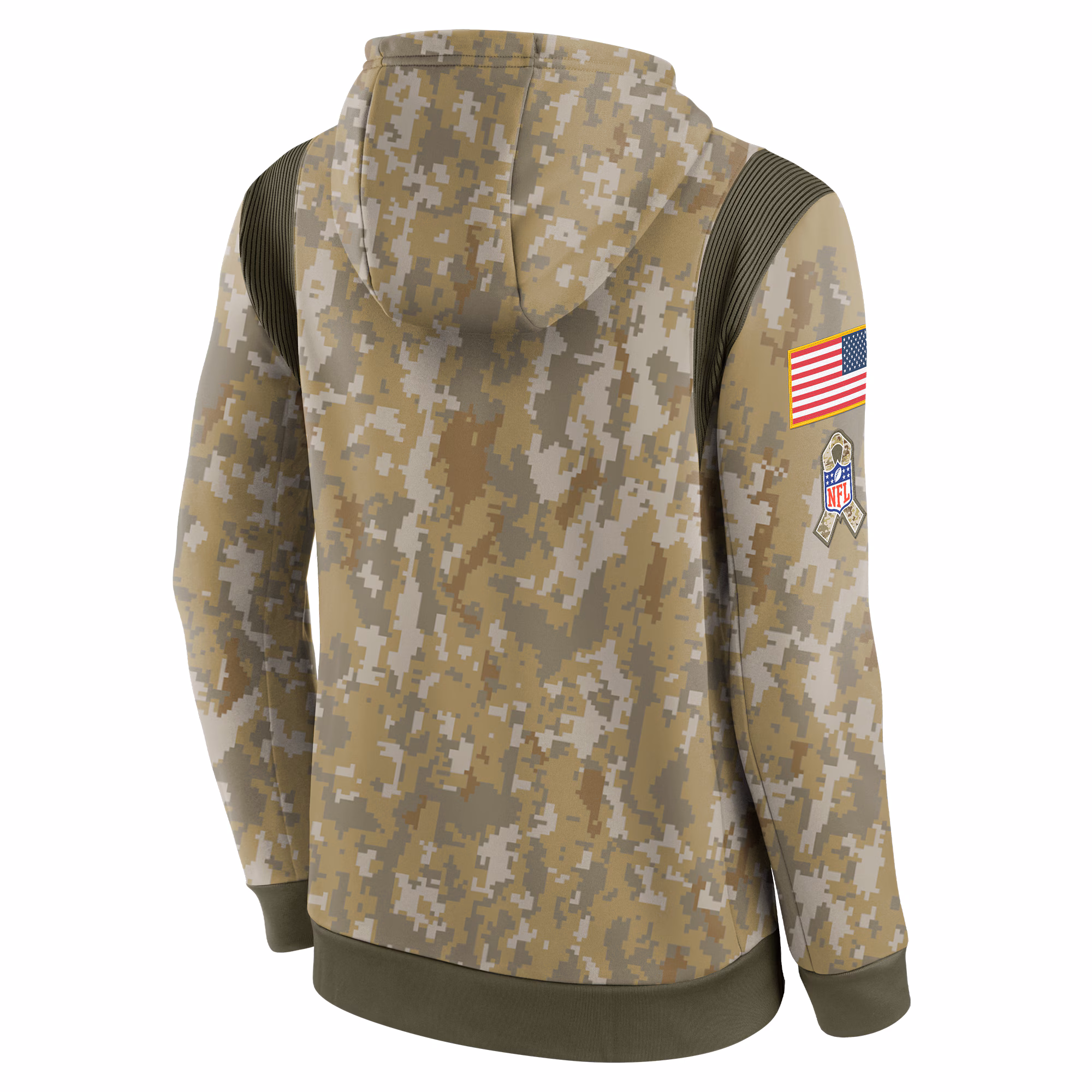 Denver Broncos Salute To Service Therma Performance Pullover Hoodie - Camo