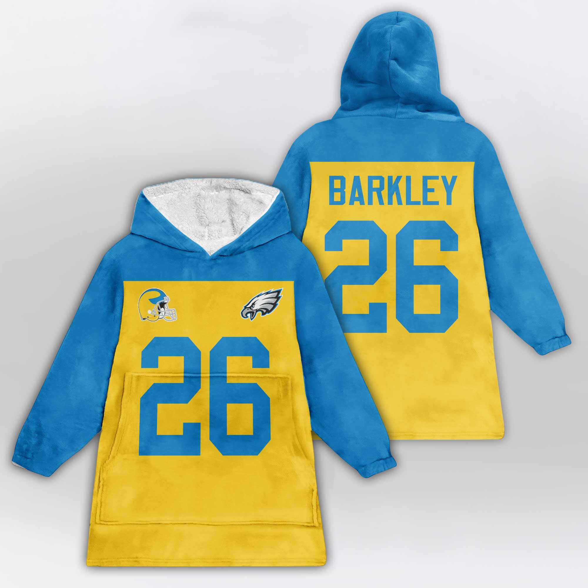 Kid 26 Philadelphia Football Unisex Blanket Hoodie