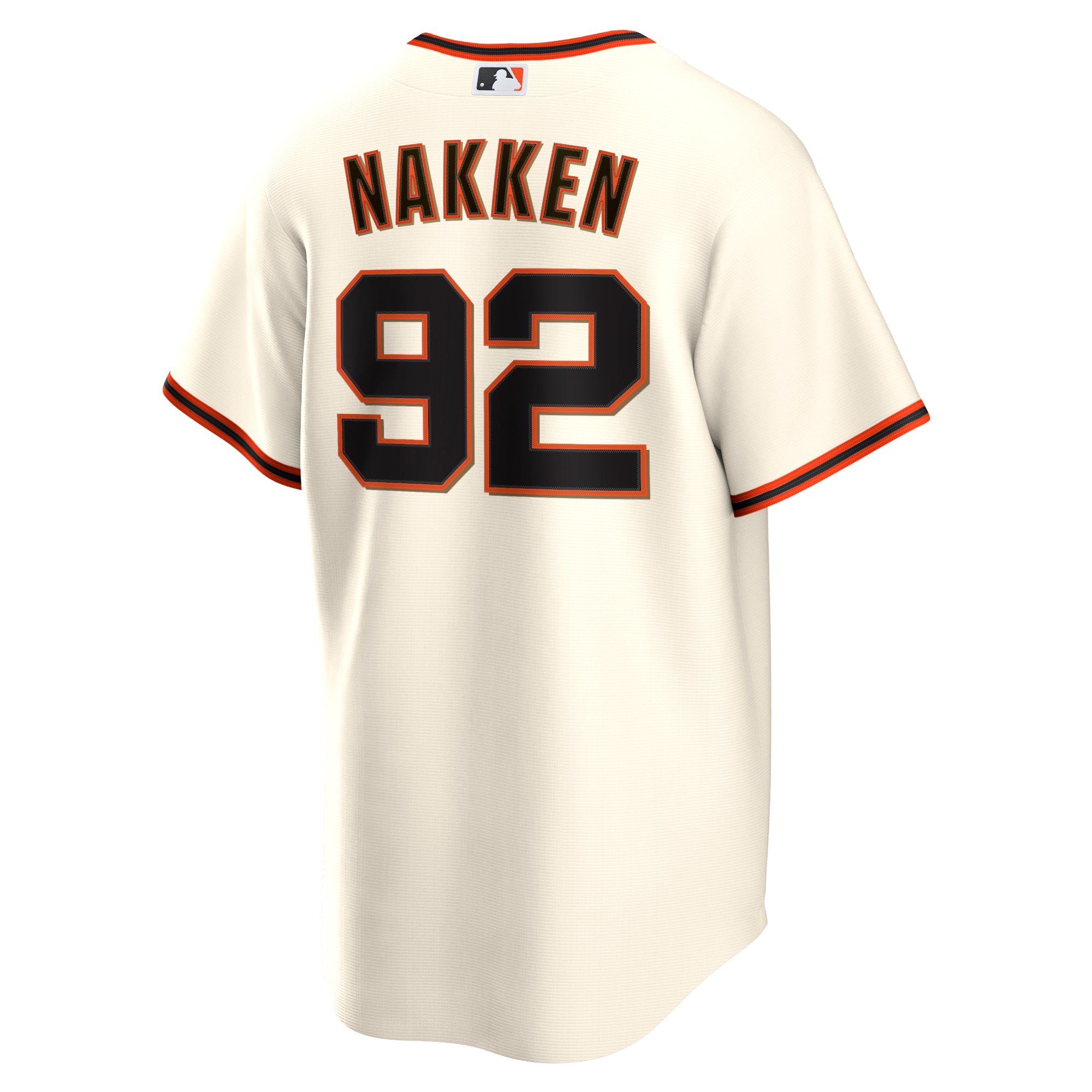 Men's San Francisco Giants Alyssa Nakken  Cream Home Replica Player Jersey