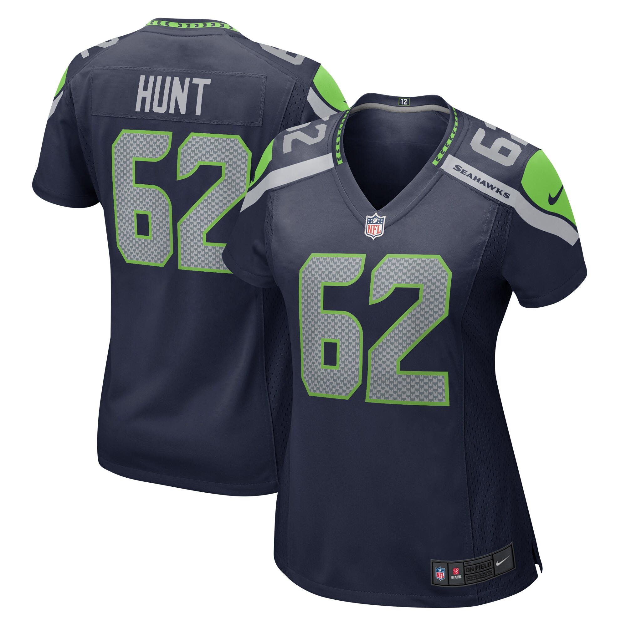 Joey Hunt Seattle Seahawks  Women's Home Game Player Jersey - College Navy