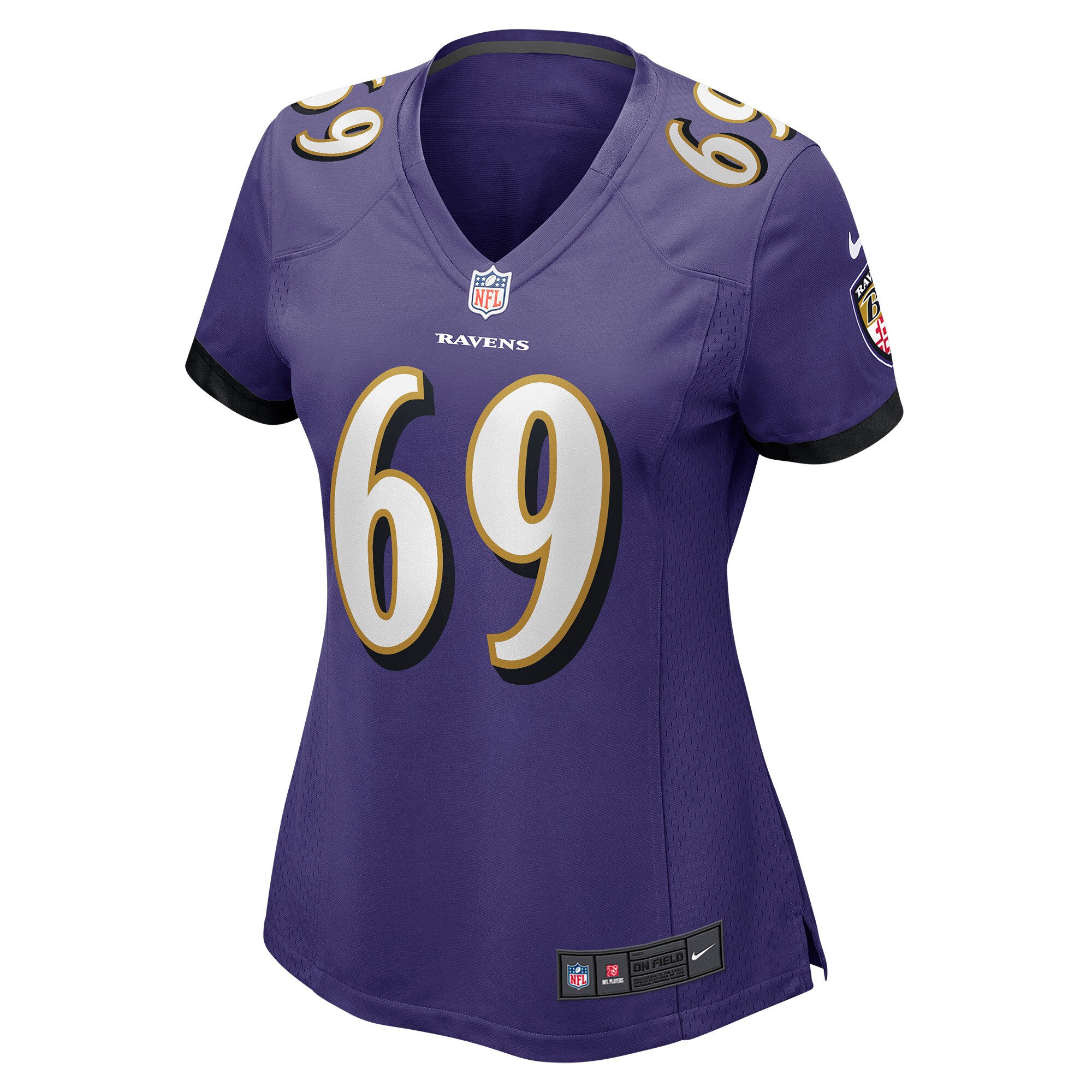 Kahlil McKenzie Baltimore Ravens  Women's Game Jersey - Purple