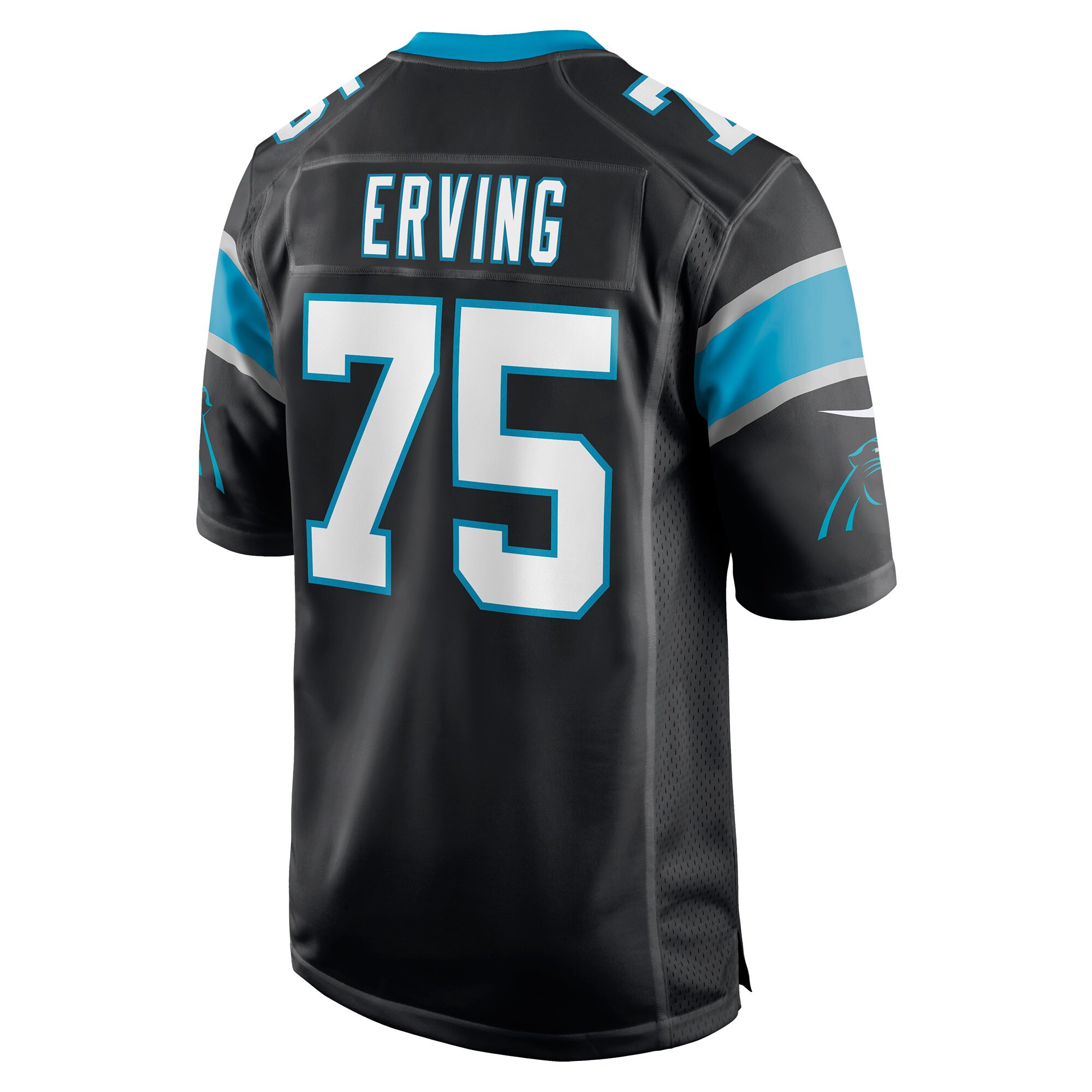 Cameron Erving Carolina Panthers  Game Jersey - Black