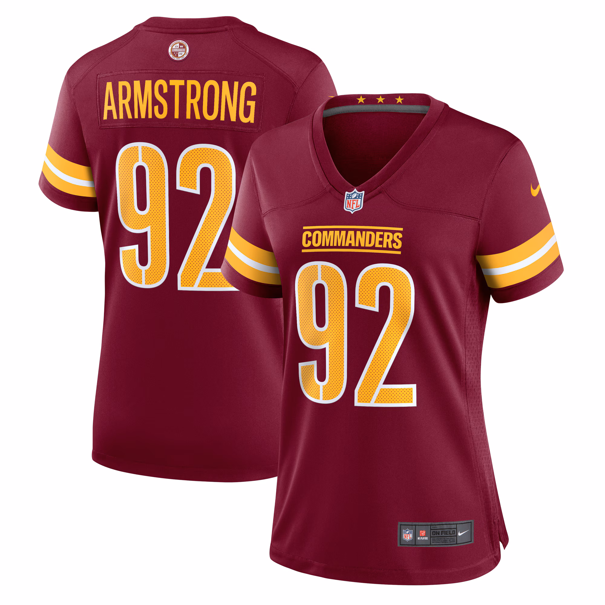 Dorance Armstrong Washington Commanders Women's Game Jersey -  Burgundy