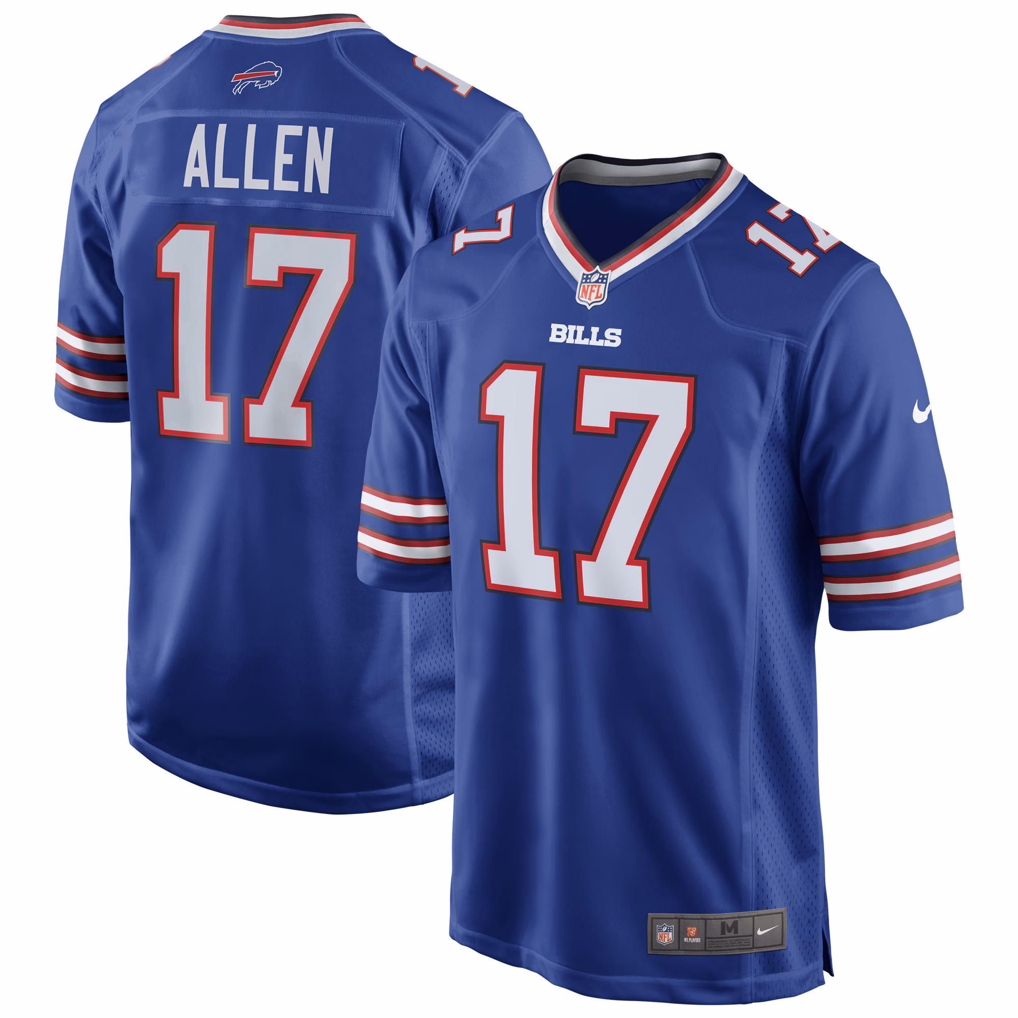 Josh Allen Buffalo Bills Team Game Player Jersey - Royal