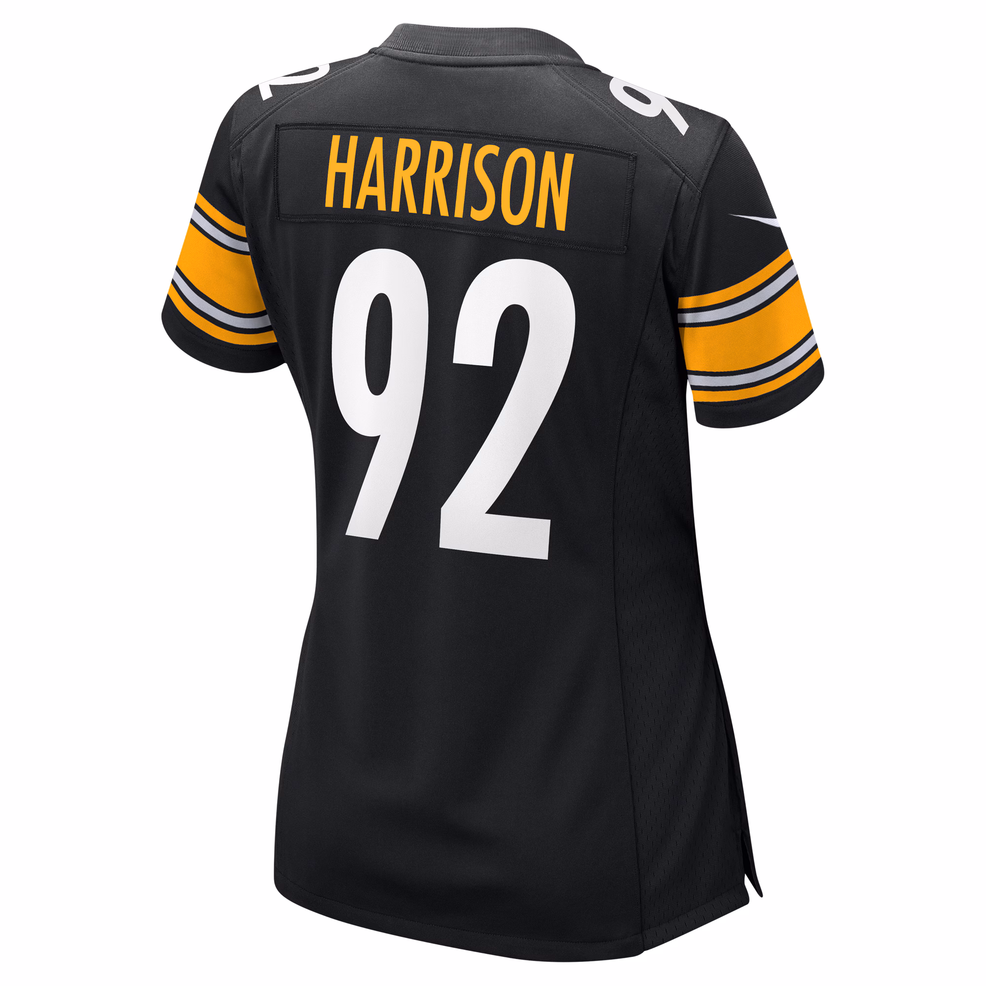 James Harrison Pittsburgh Steelers Women's Retired Game Jersey - Black