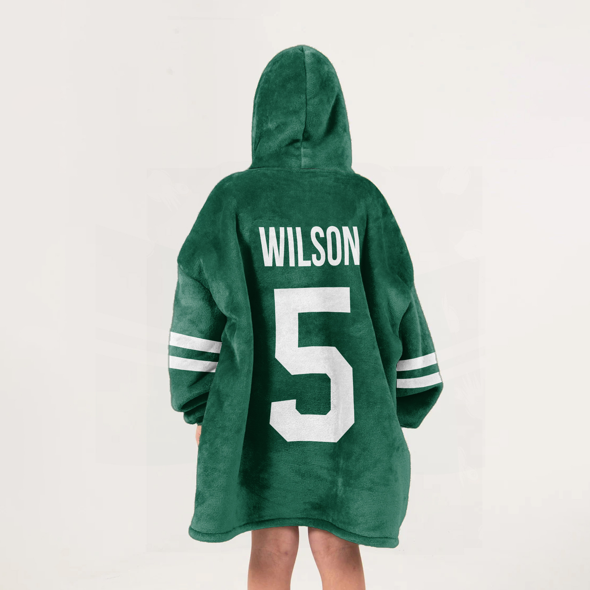 Adult GW 5 New York Football Unisex Blanket Hoodie